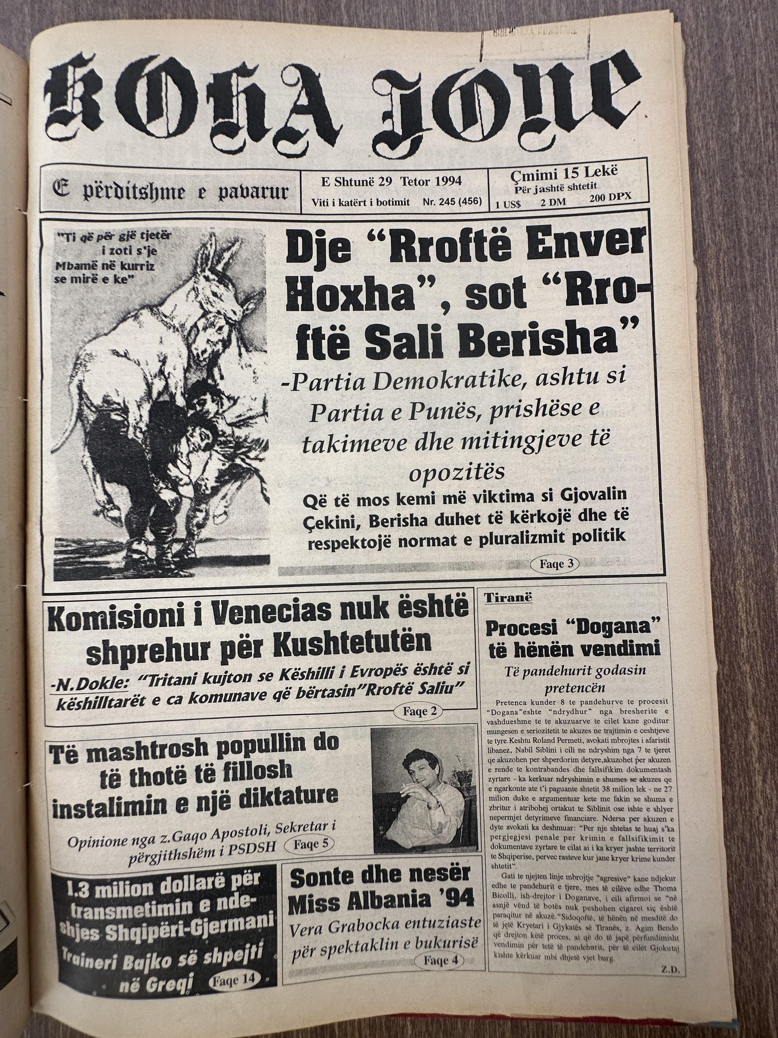 Koha Jonë 1994-10-29