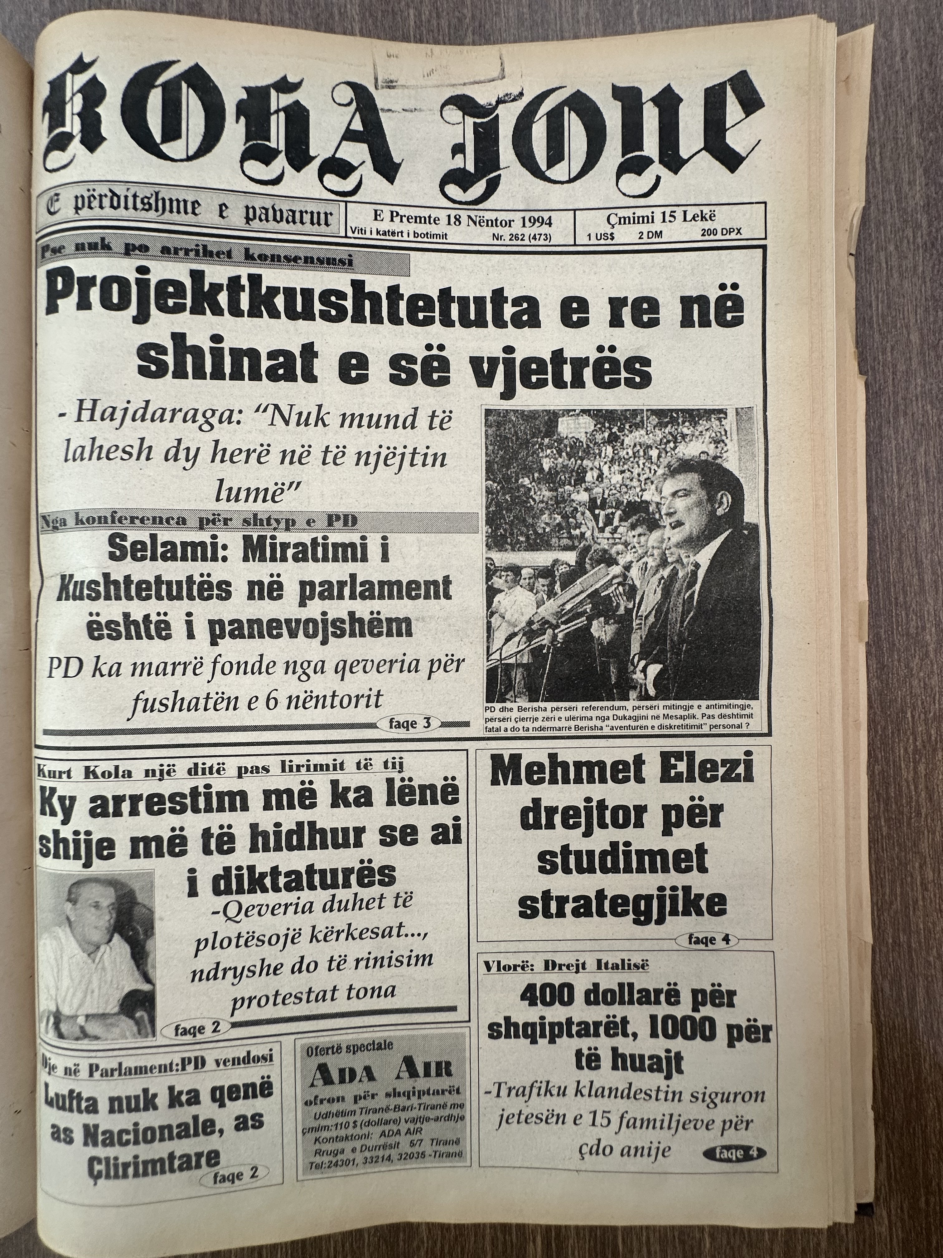 Koha Jonë 1994-11-18