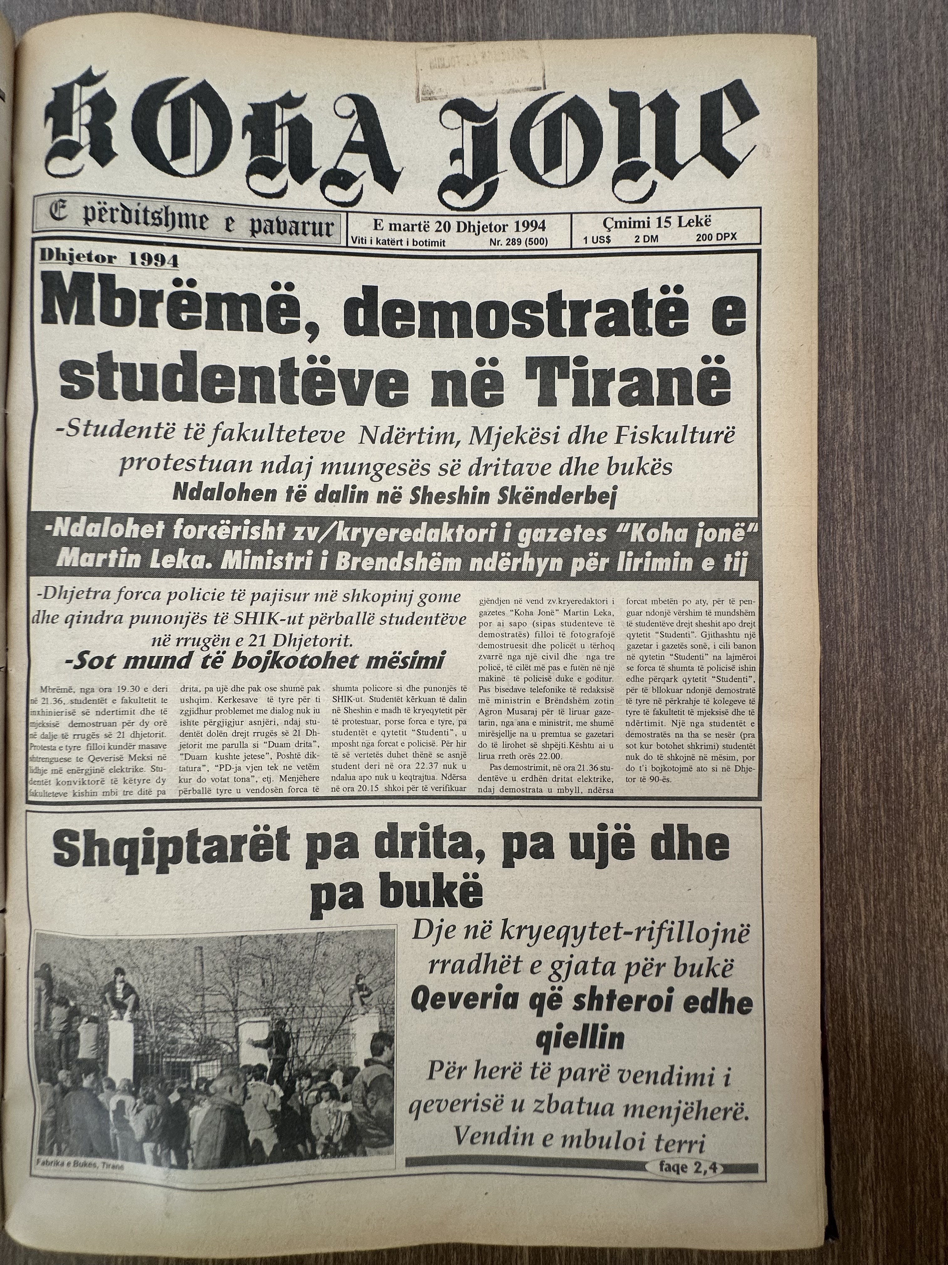 Koha Jonë 1994-12-20