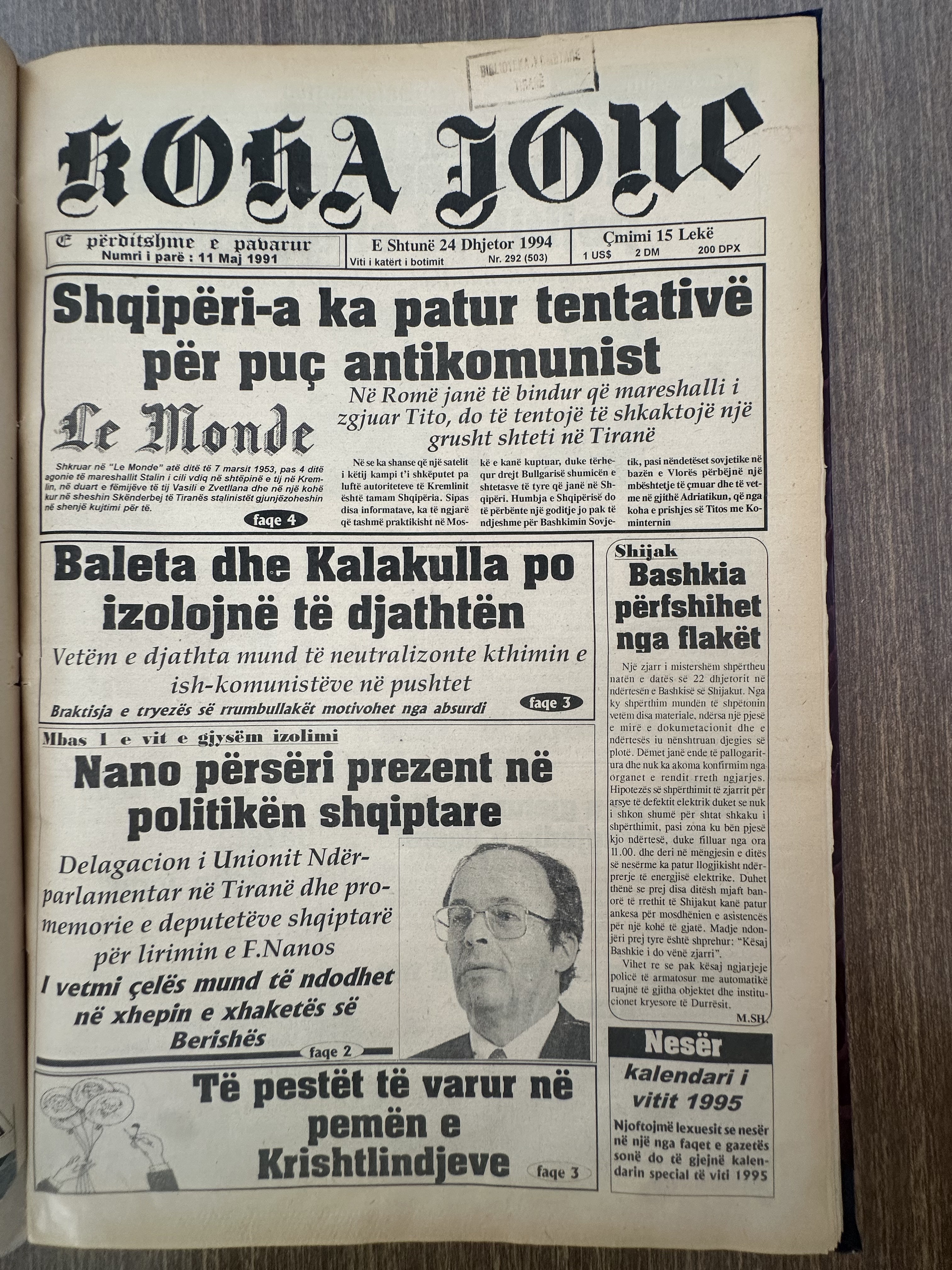 Koha Jonë 1994-12-24