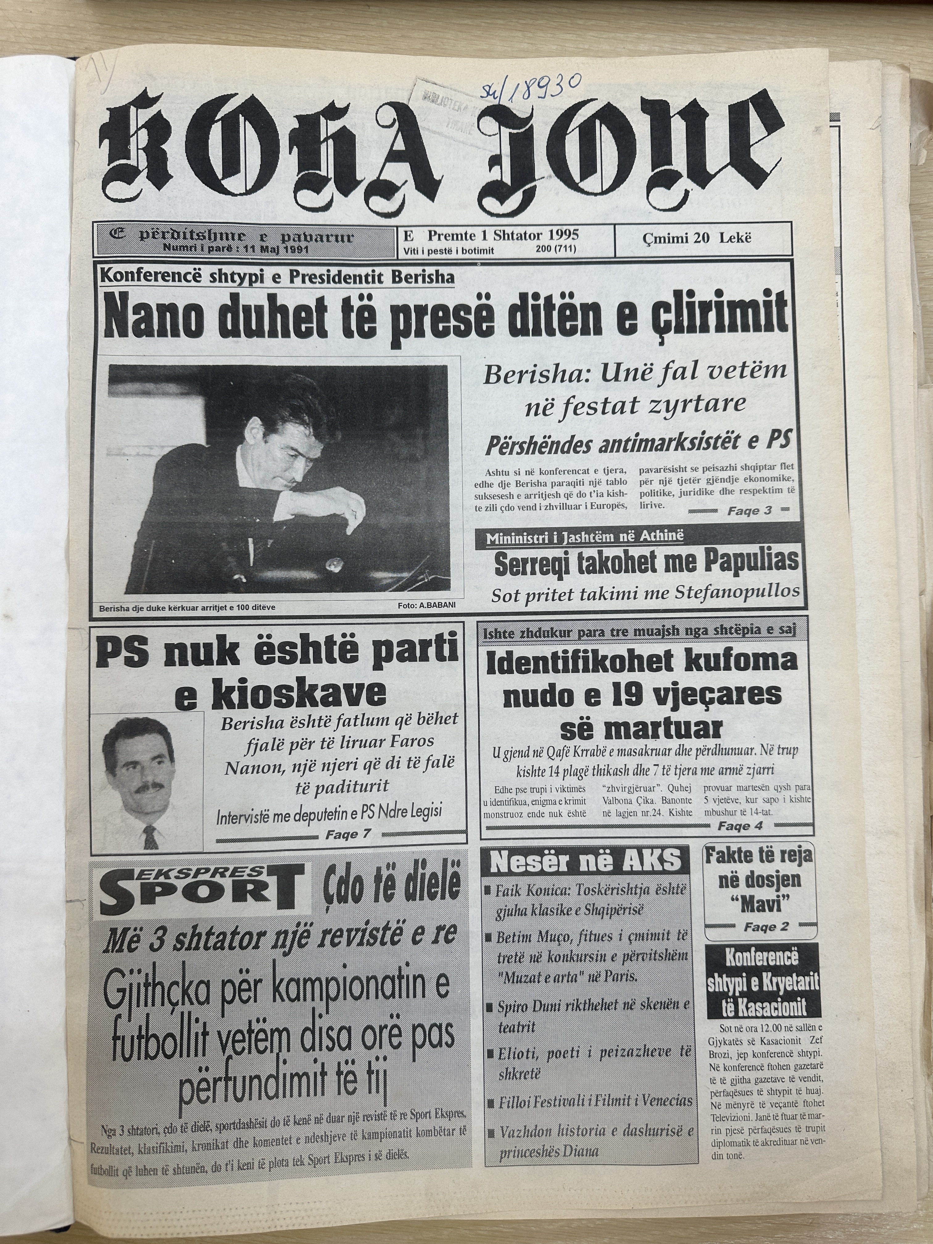 Koha Jonë 1995-09-01