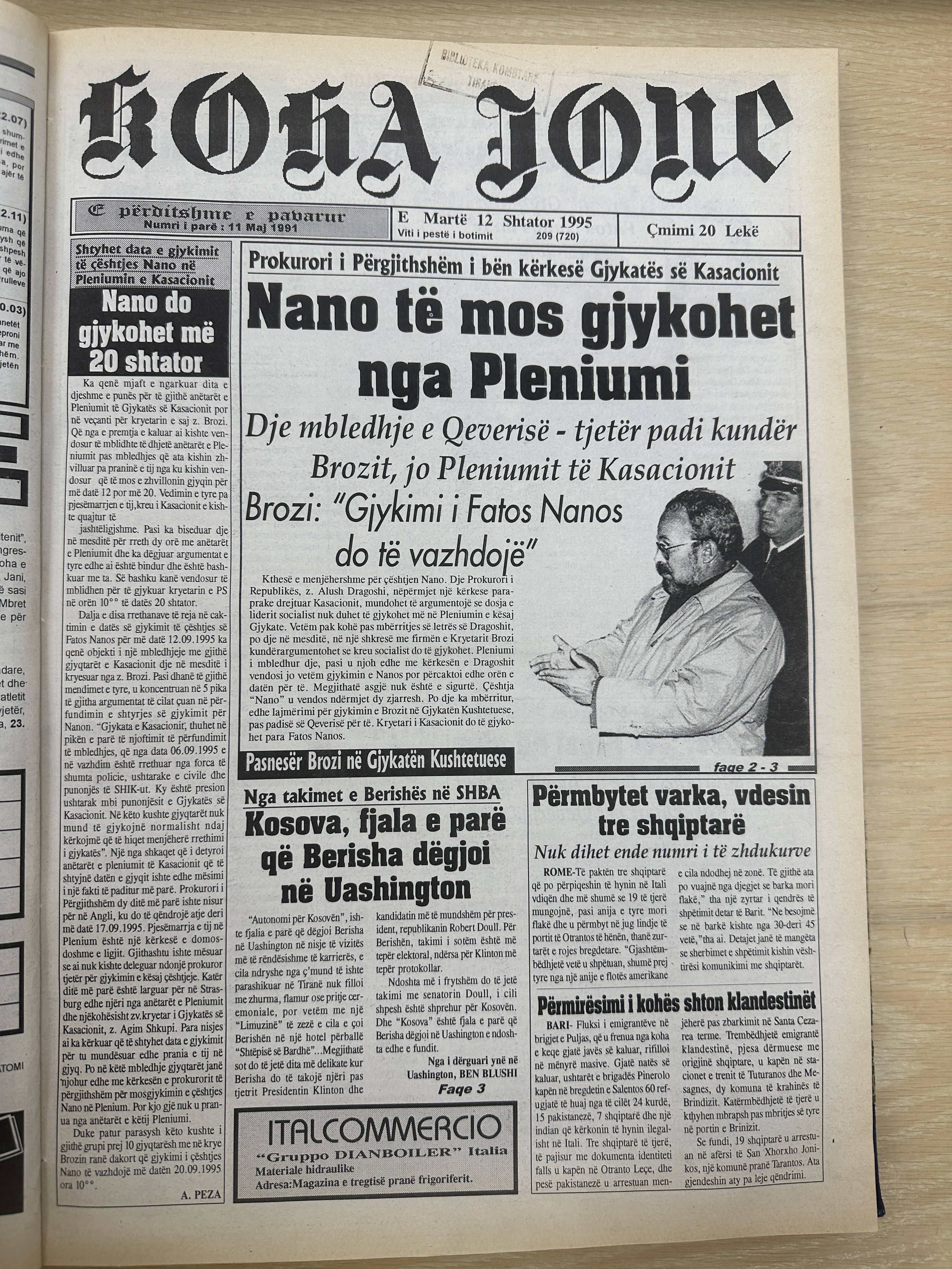 Koha Jonë 1995-09-12