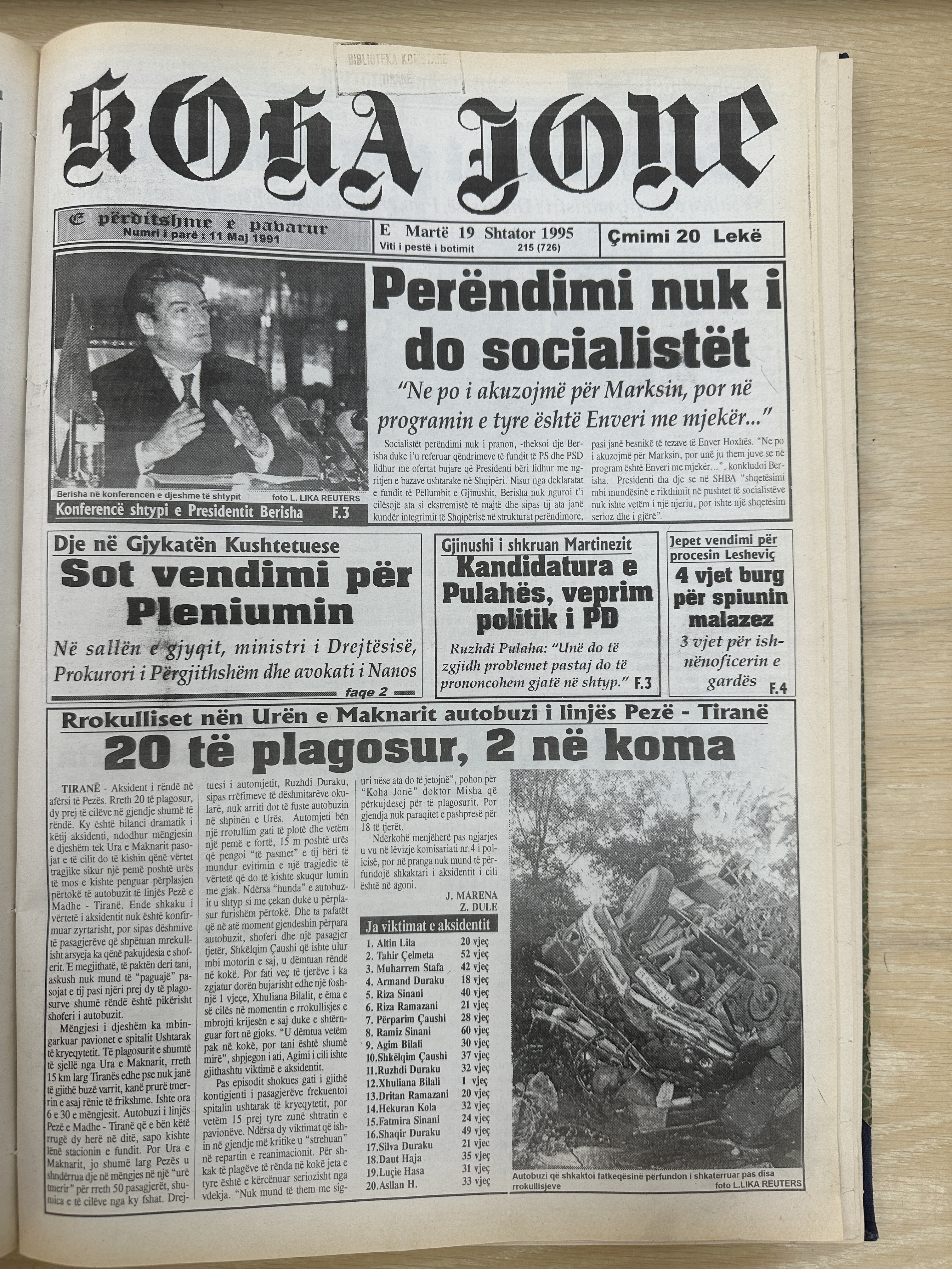 Koha Jonë 1995-09-19