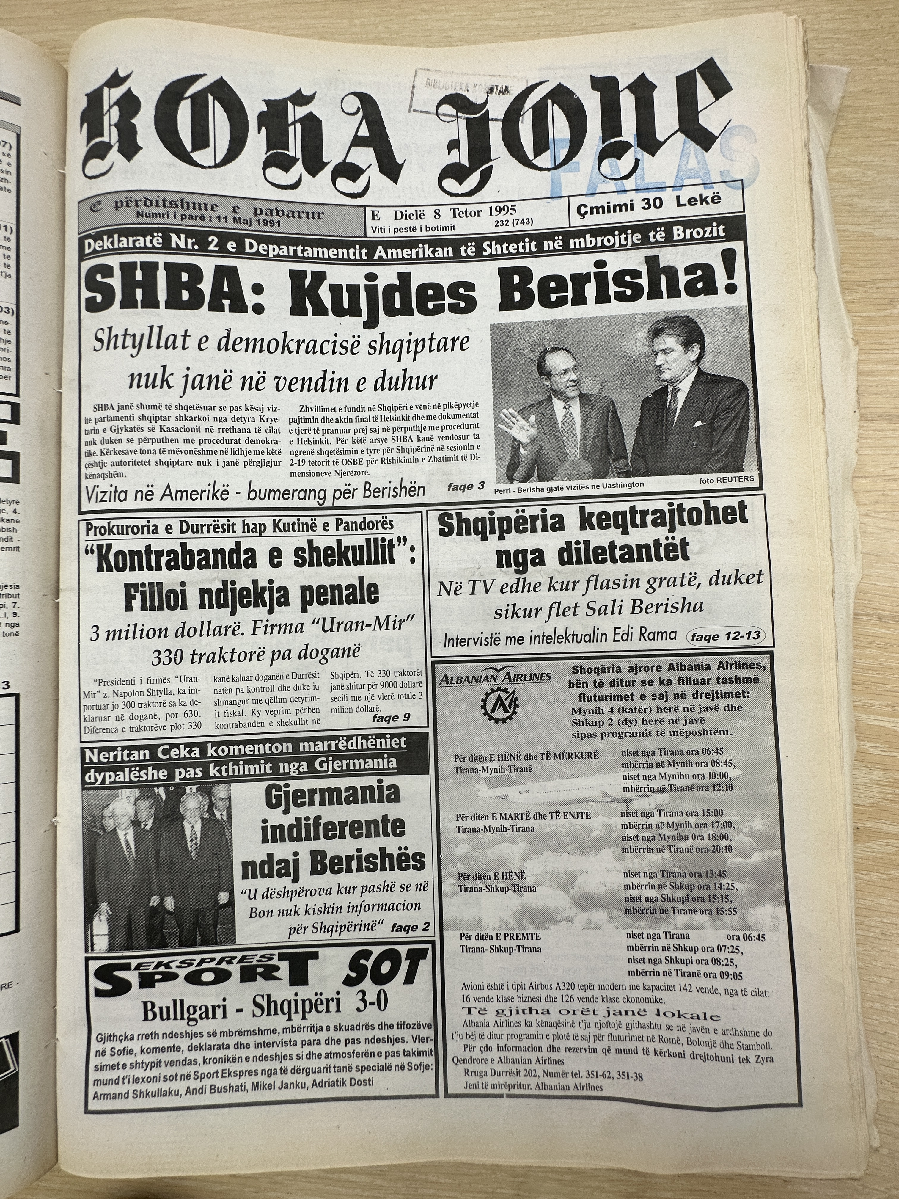 Koha Jonë 1995-10-08