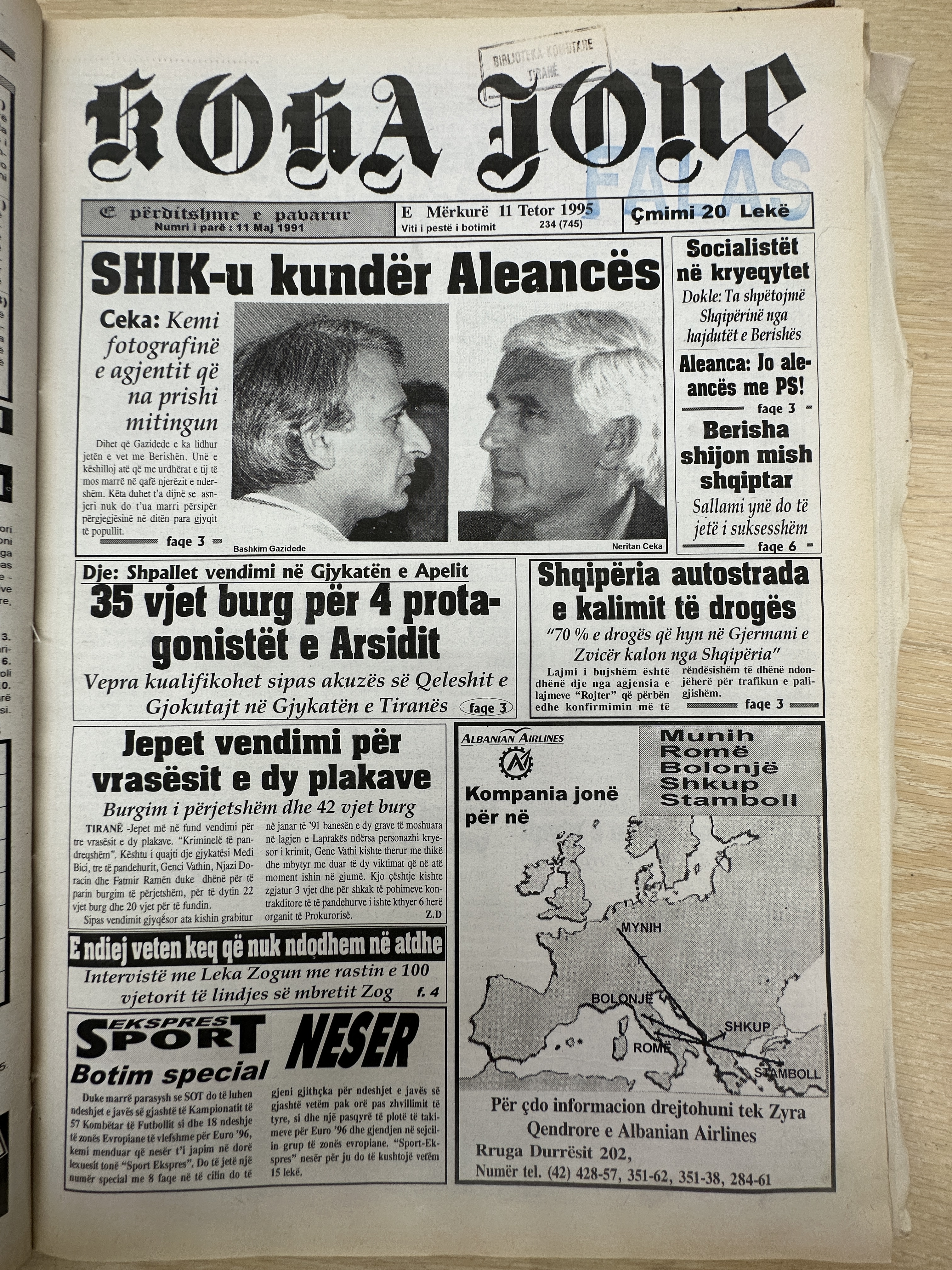 Koha Jonë 1995-10-11