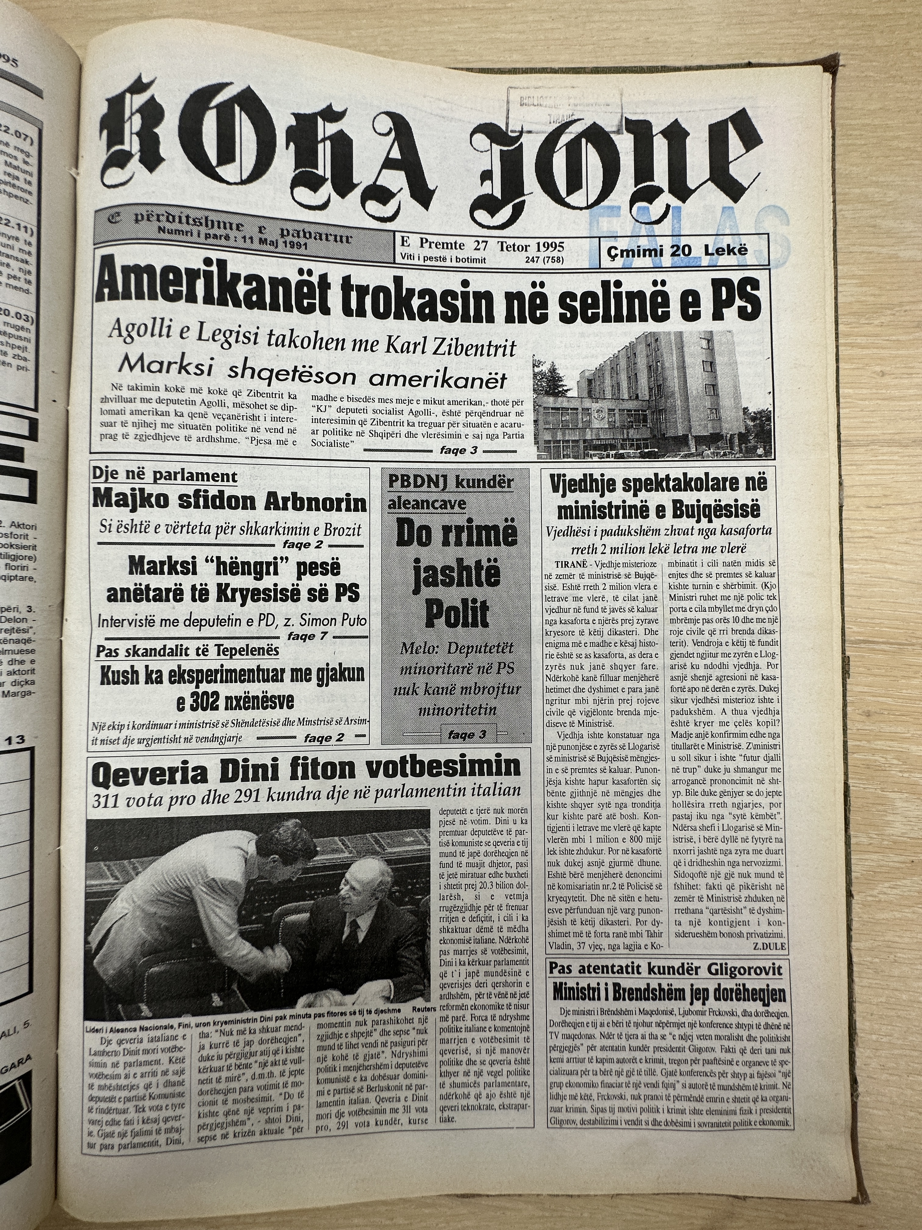 Koha Jonë 1995-10-27