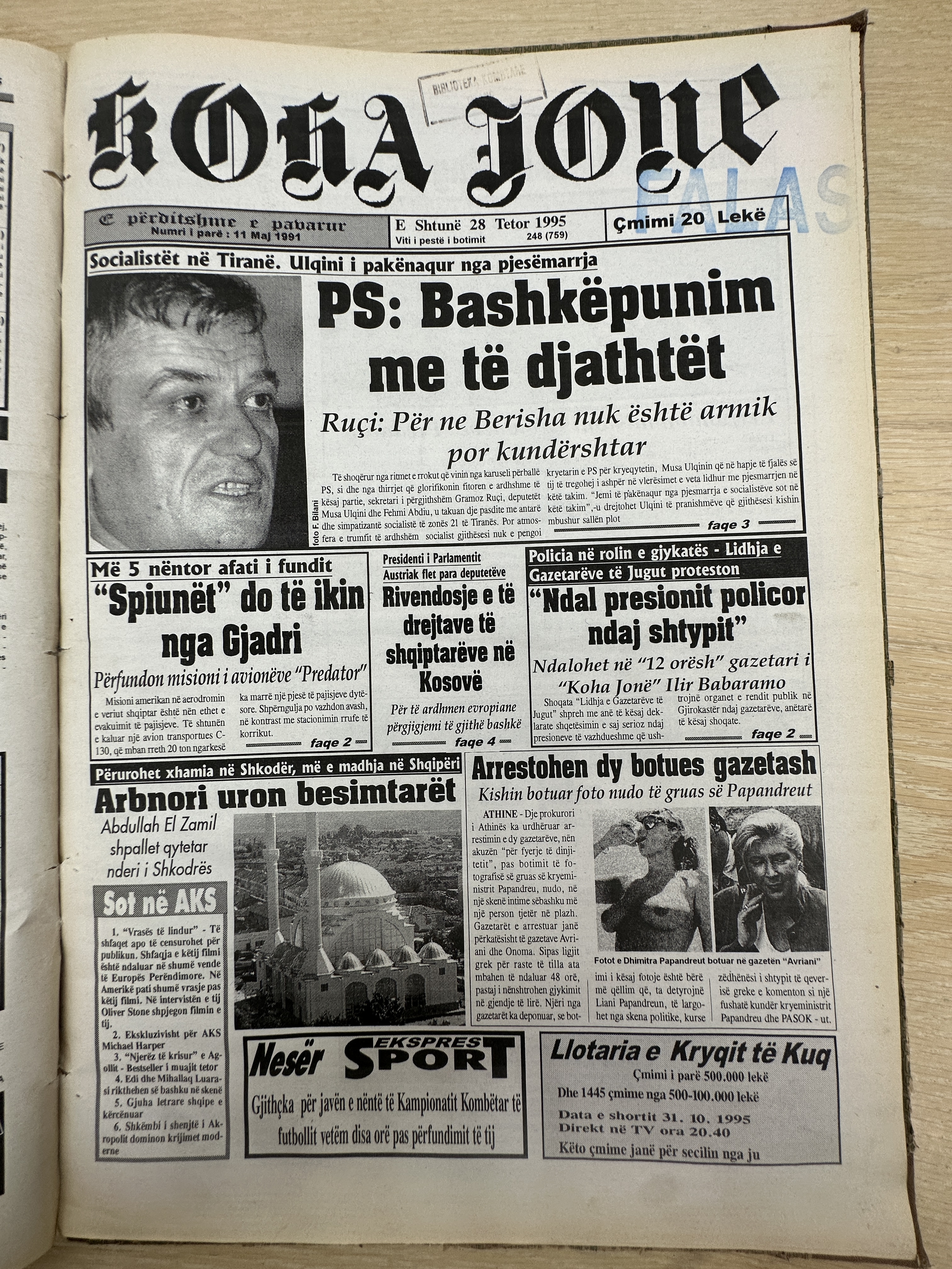 Koha Jonë 1995-10-28