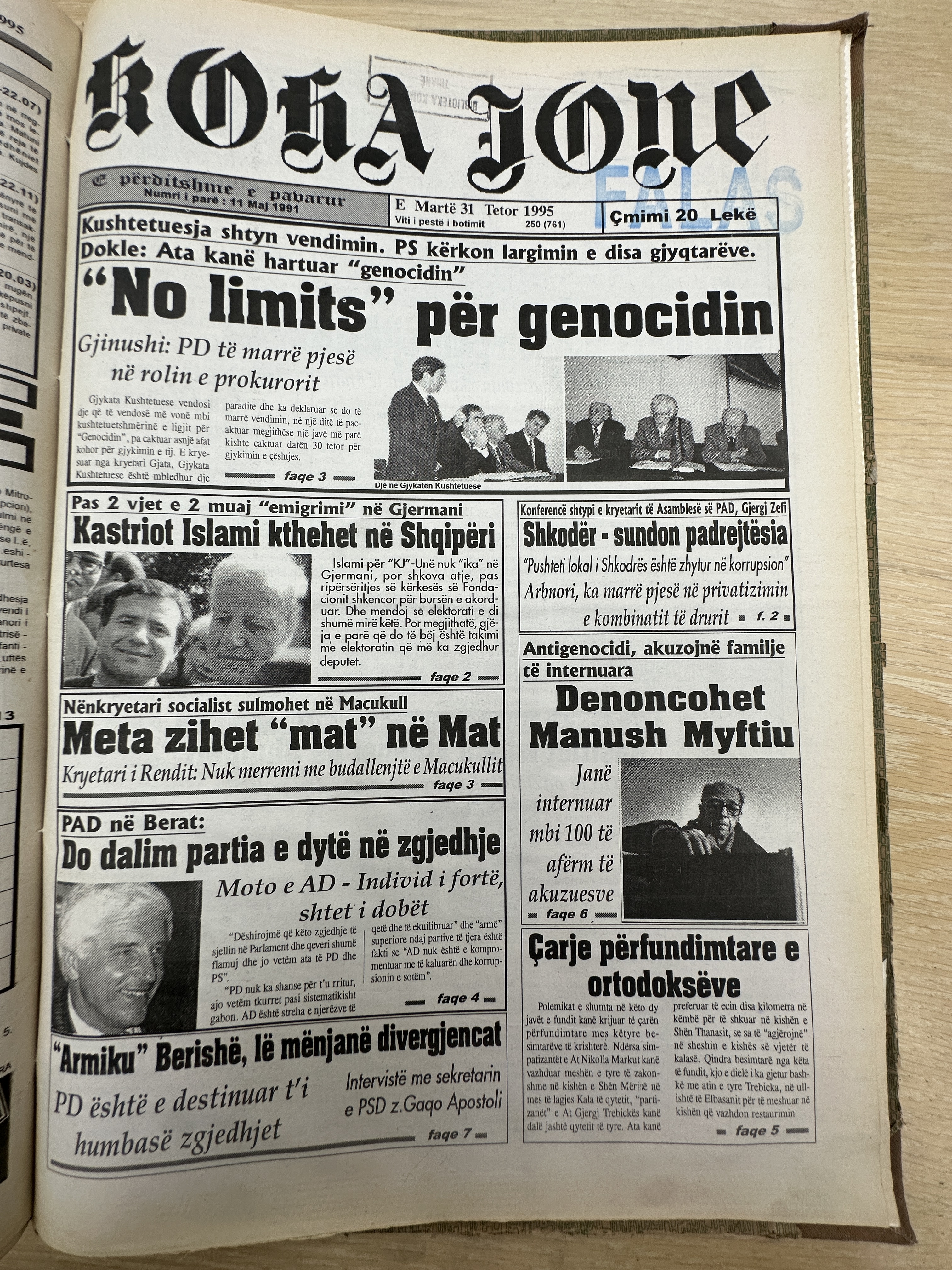 Koha Jonë 1995-10-31