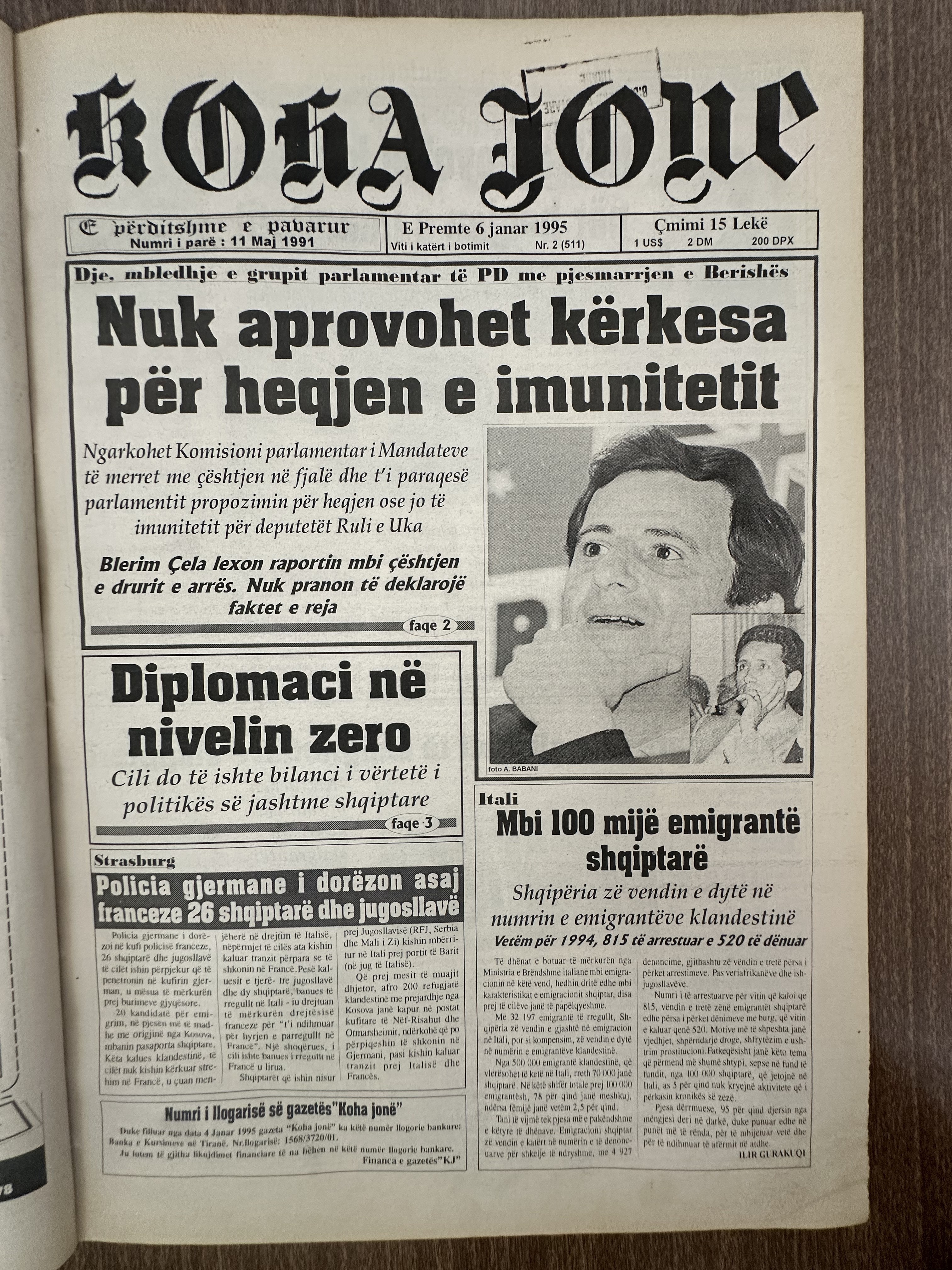 Koha Jonë 1995-01-06