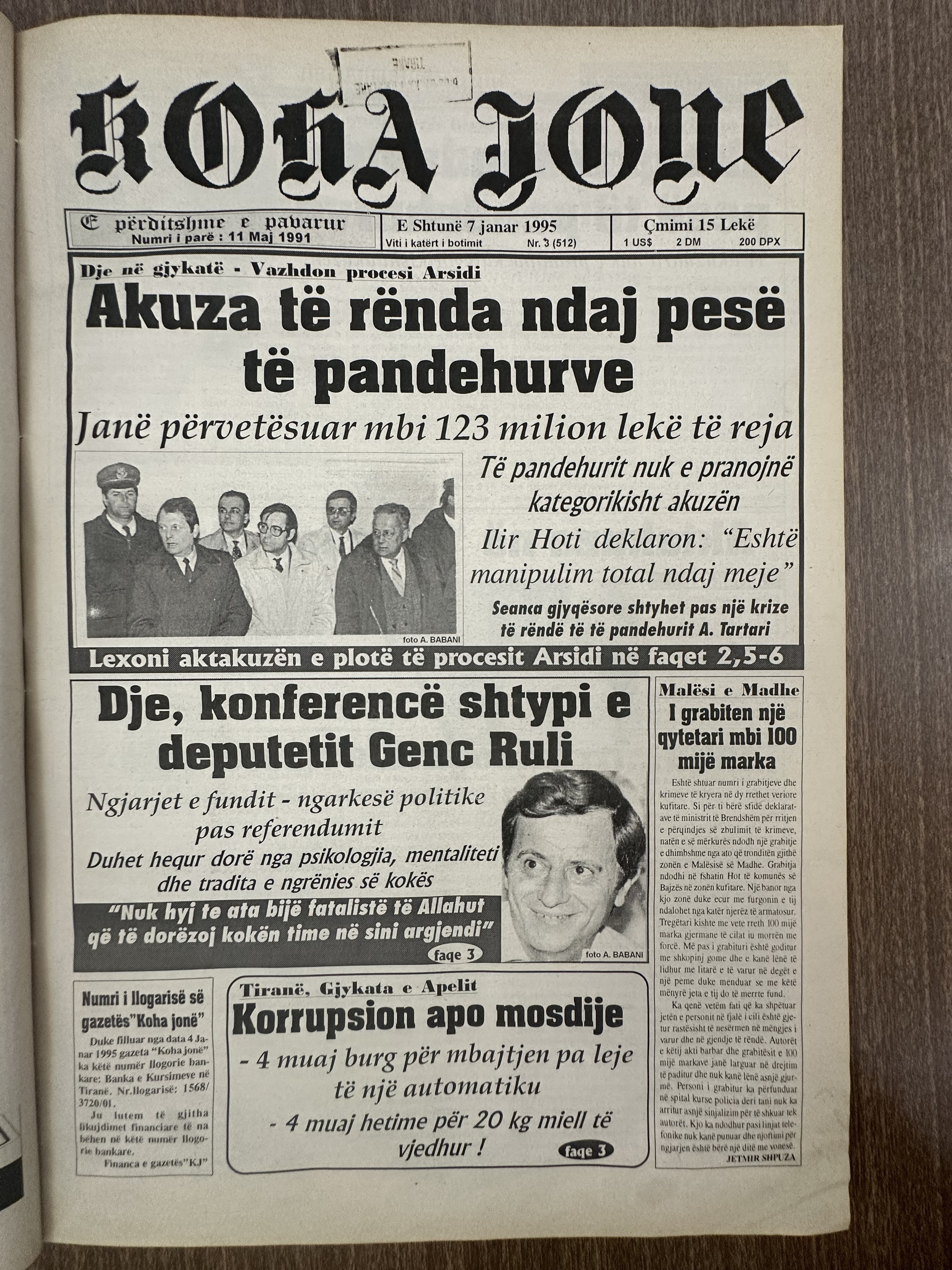 Koha Jonë 1995-01-07