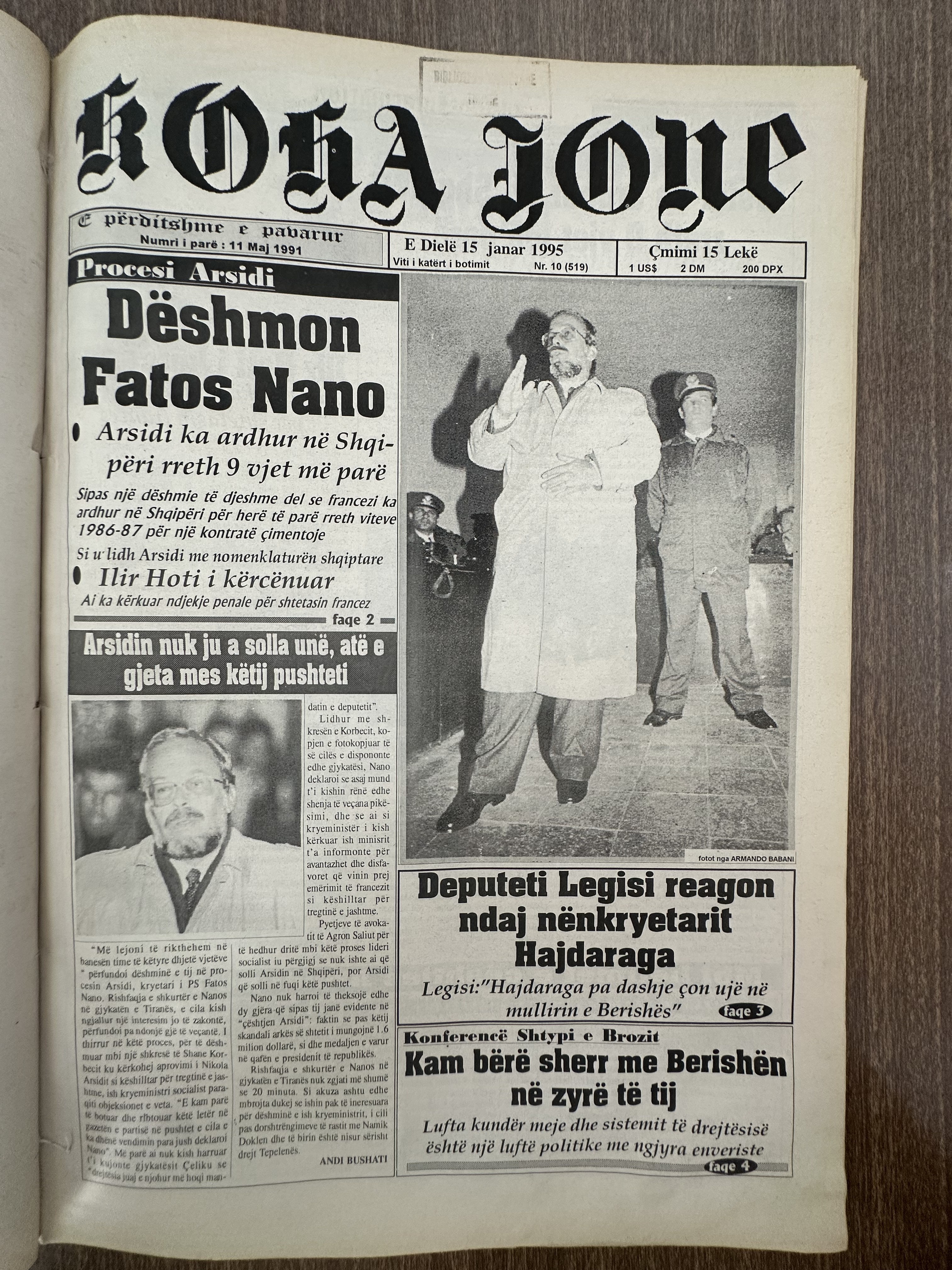 Koha Jonë 1995-01-15