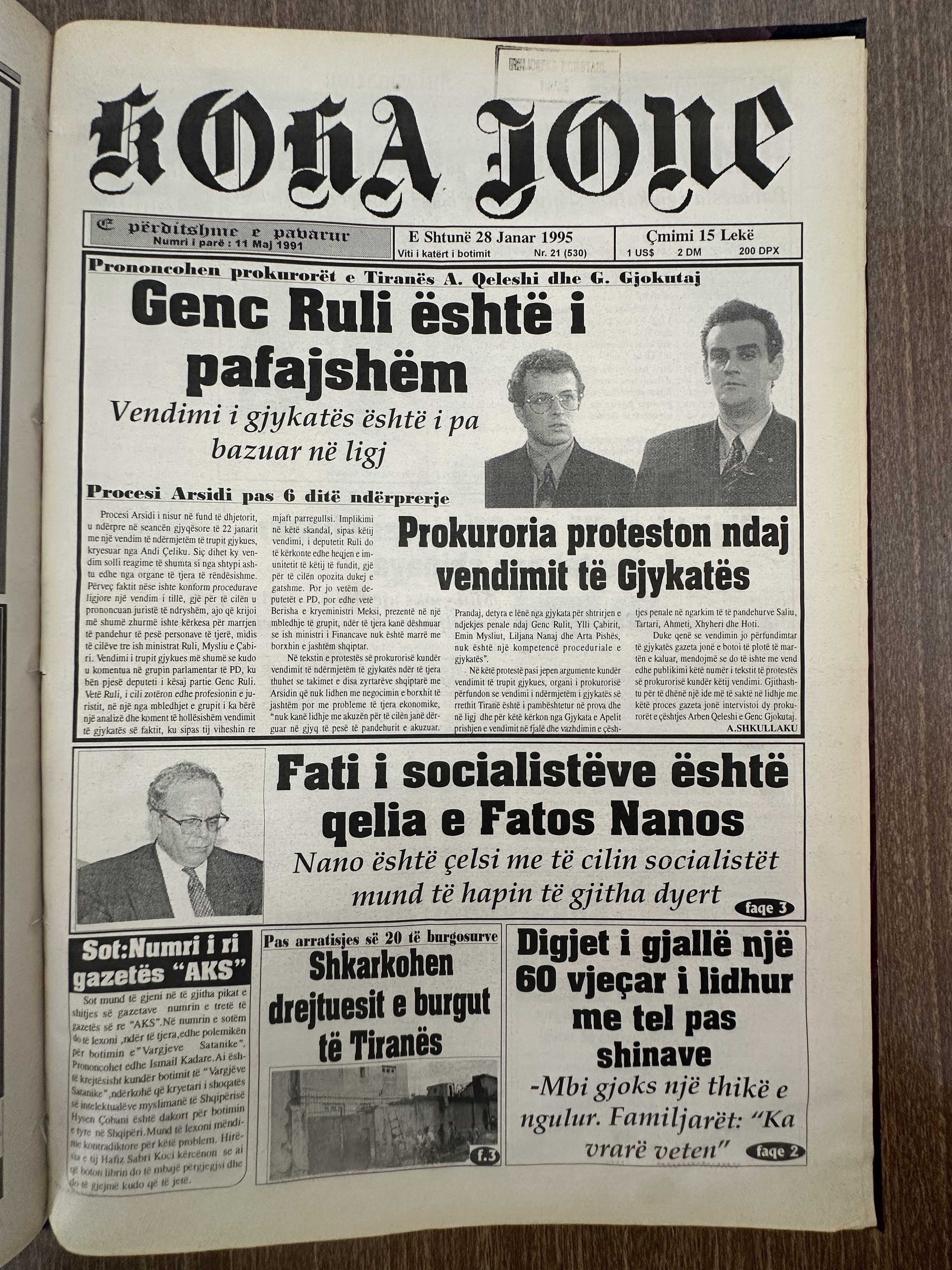 Koha Jonë 1995-01-28
