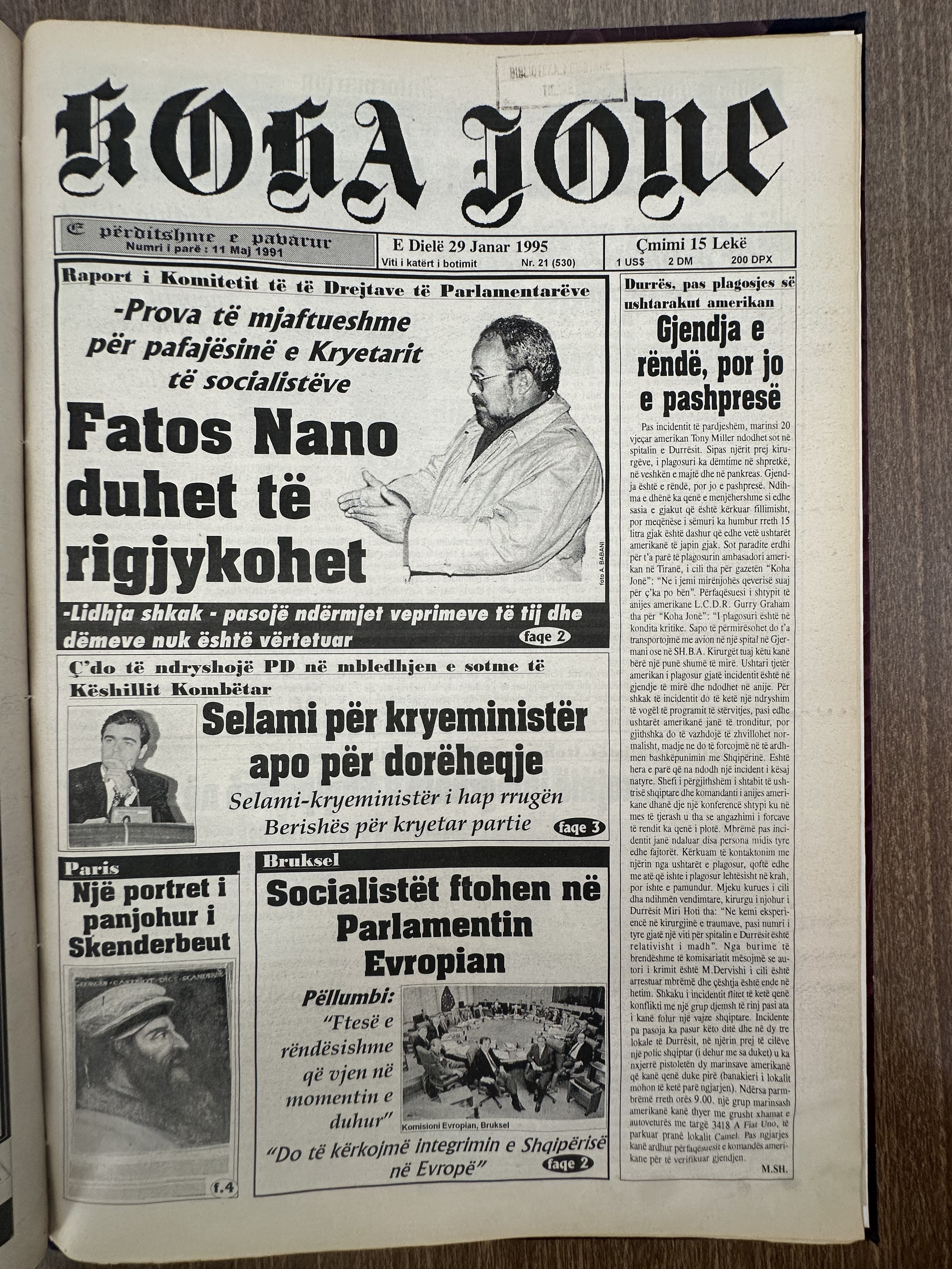 Koha Jonë 1995-01-29