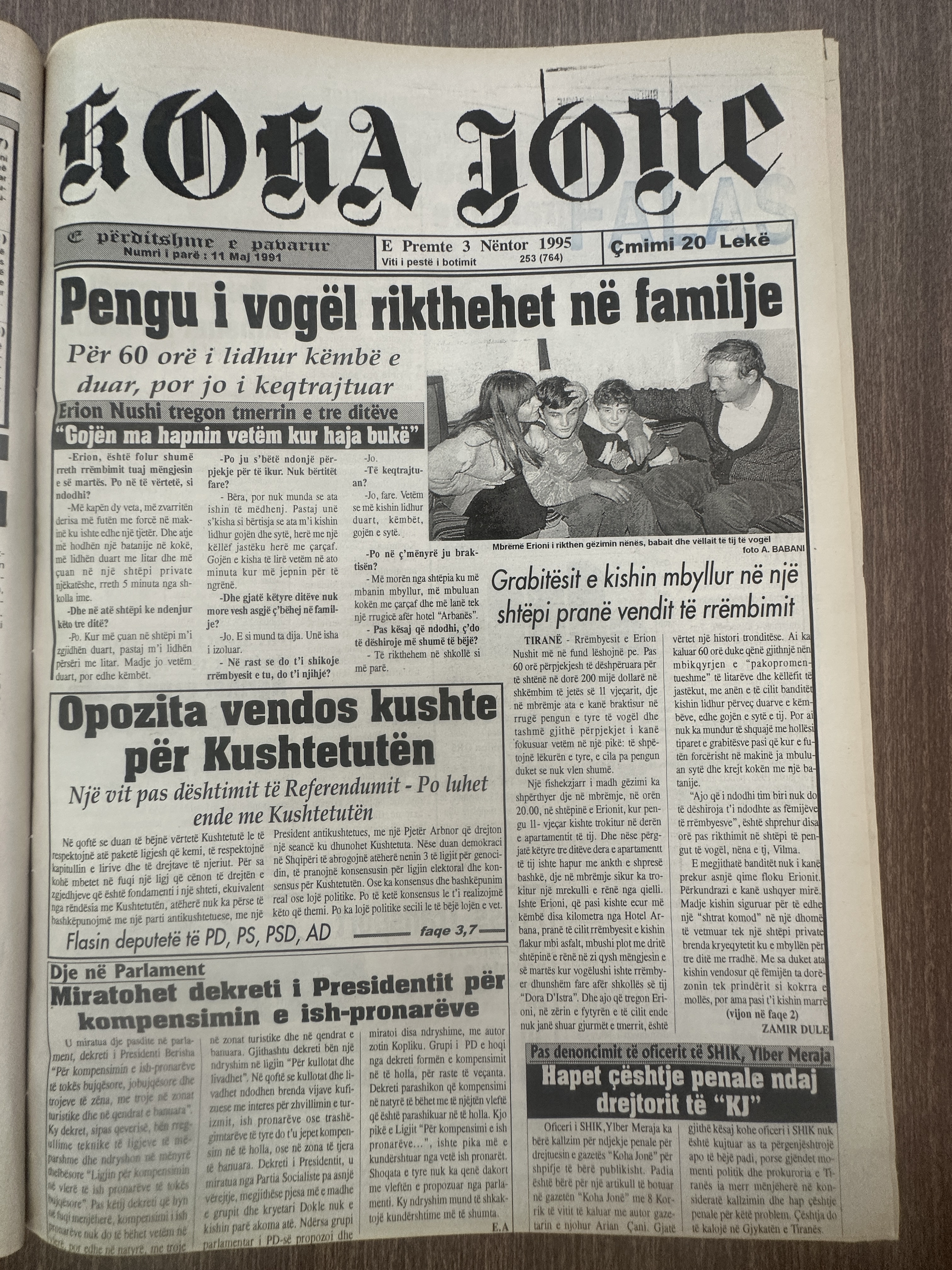 Koha Jonë 1995-11-03