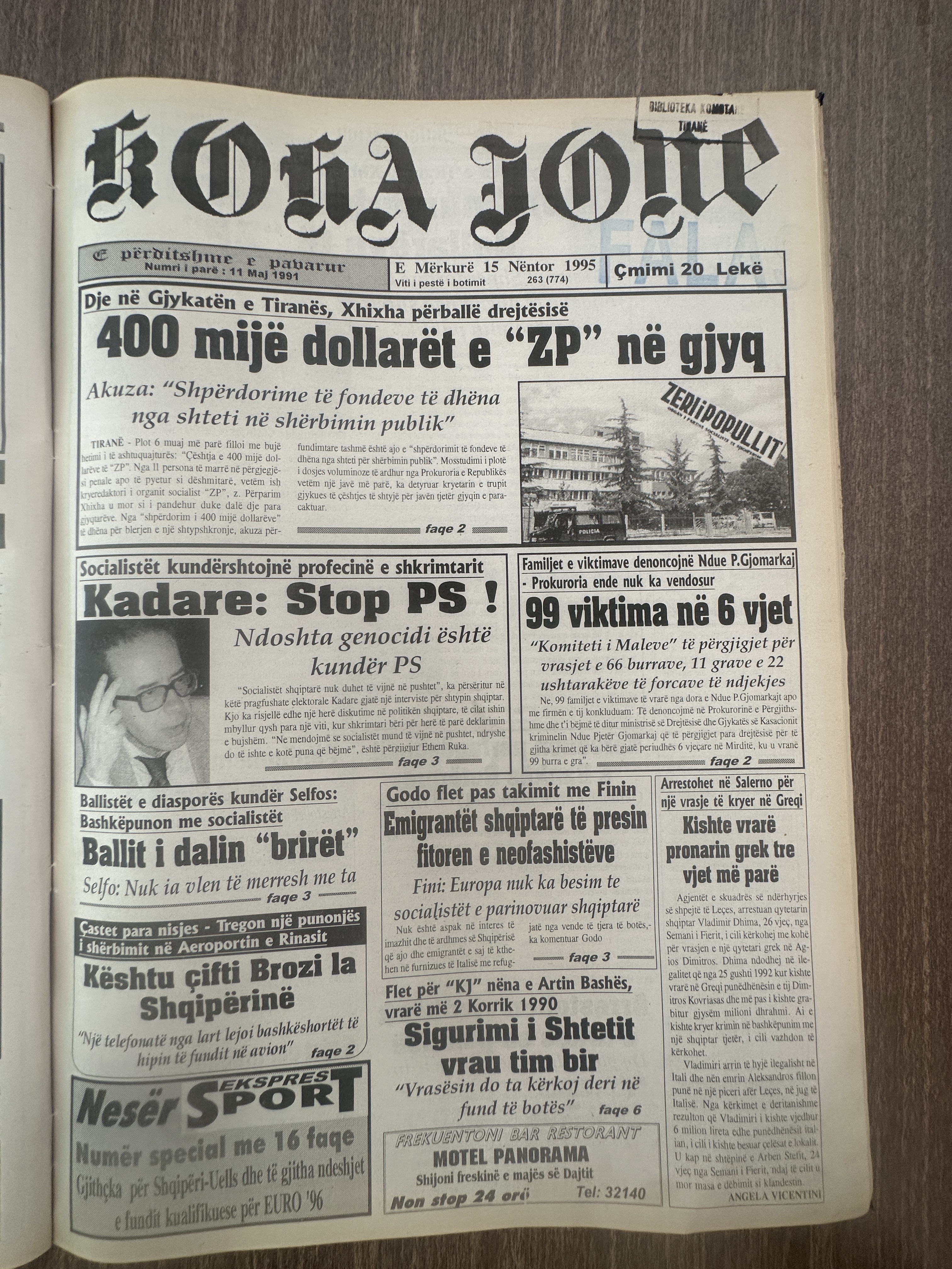 Koha Jonë 1995-11-15