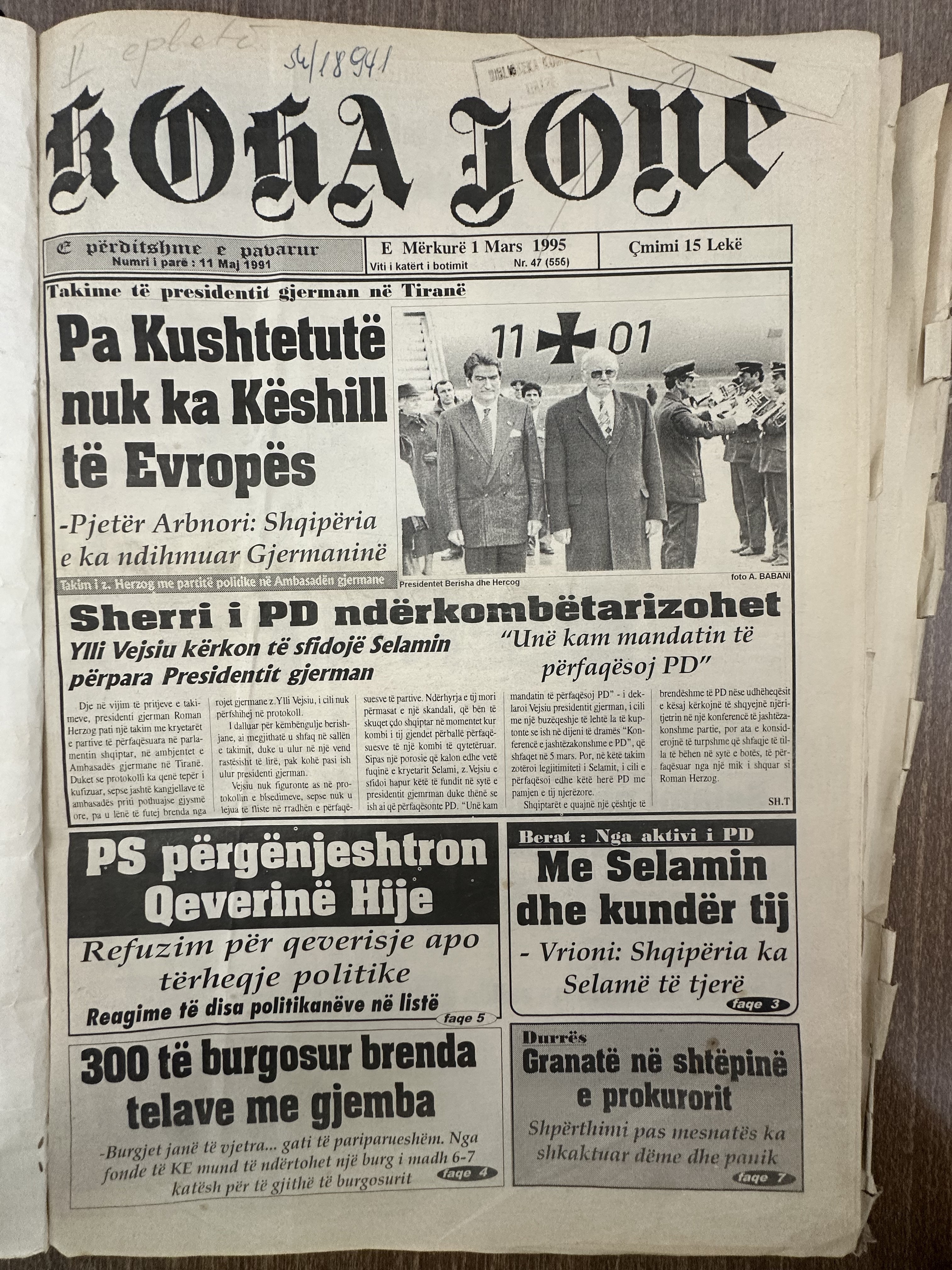 Koha Jonë 1995-03-01