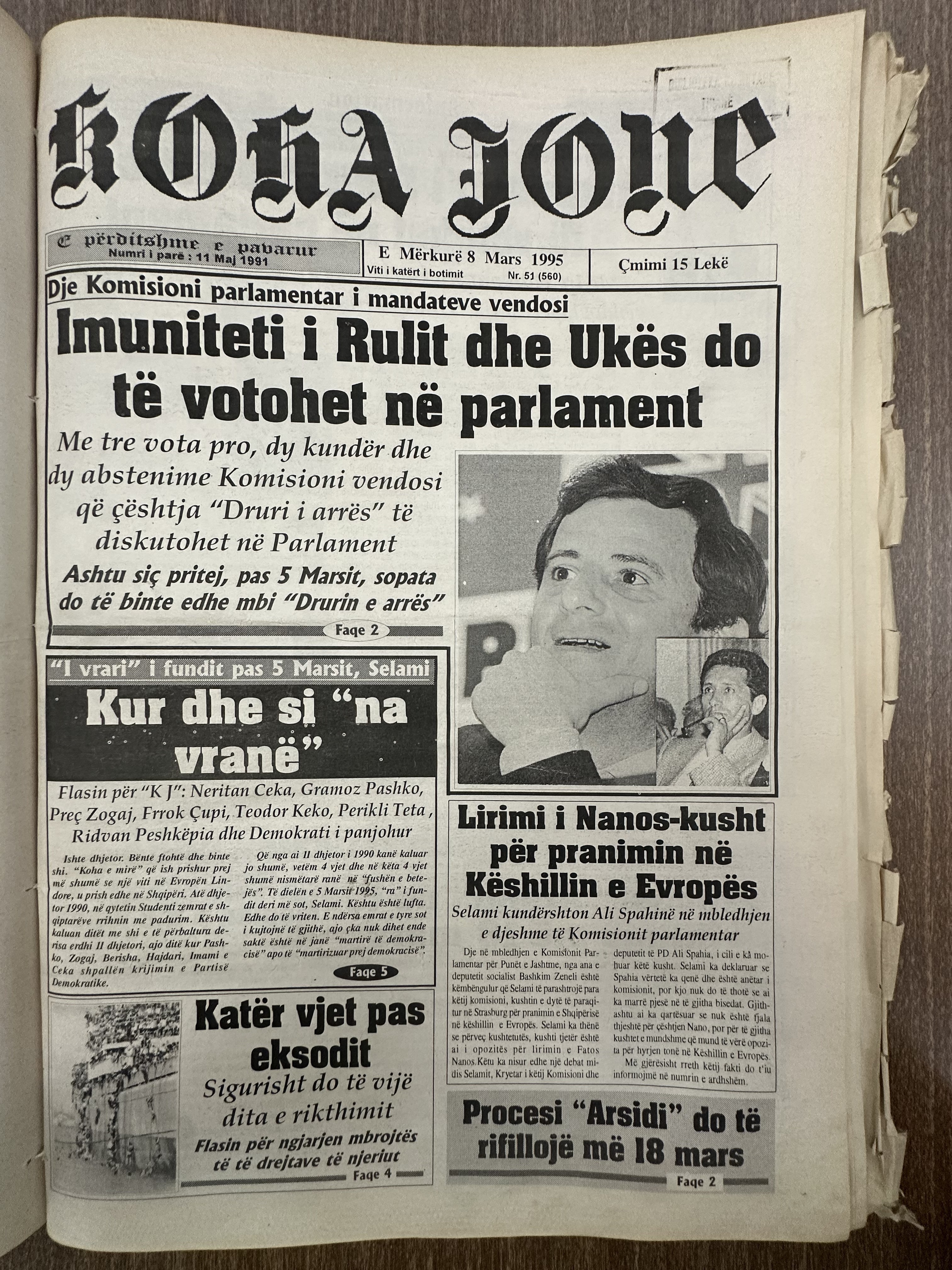 Koha Jonë 1995-03-08