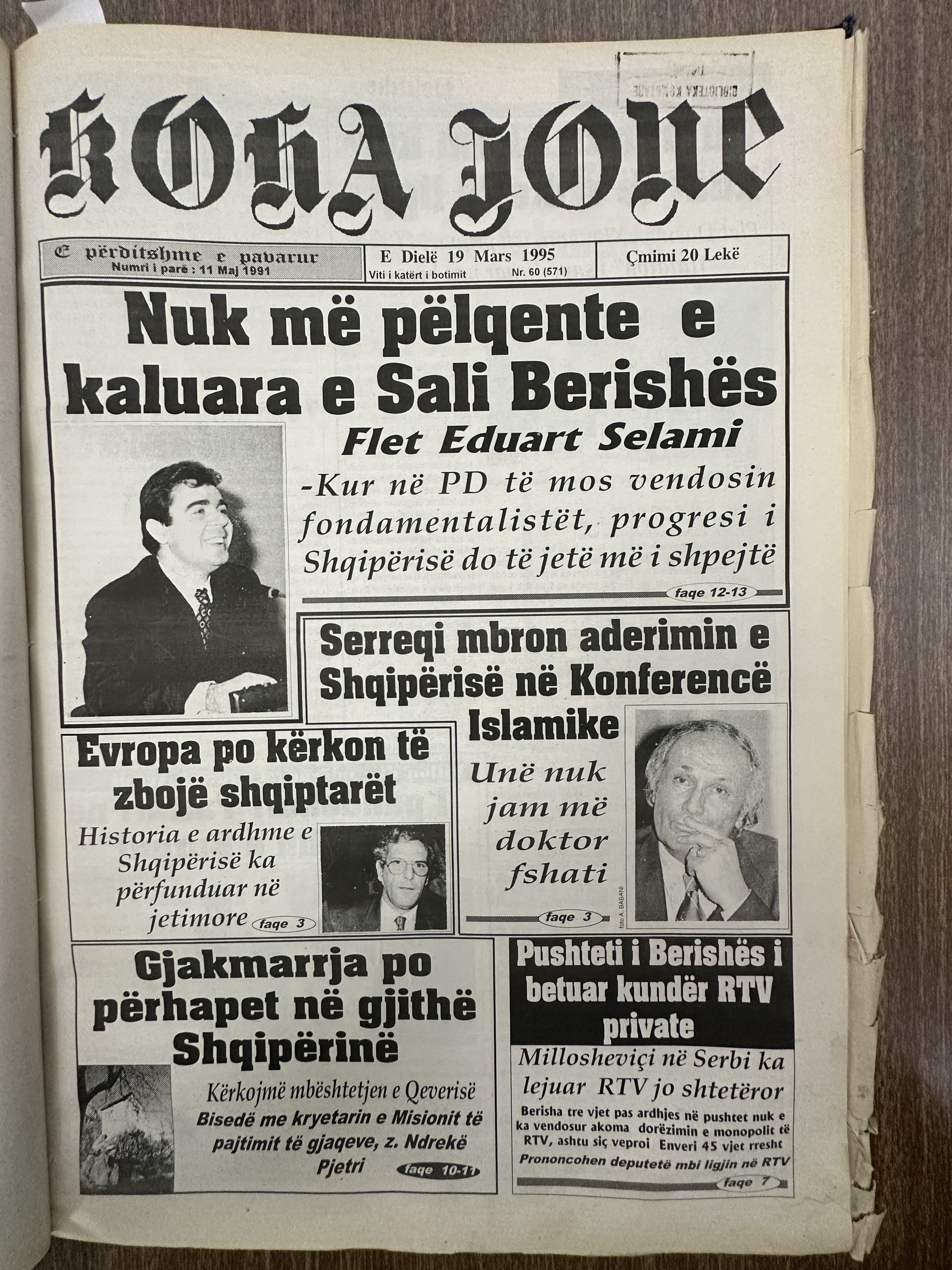 Koha Jonë 1995-03-19