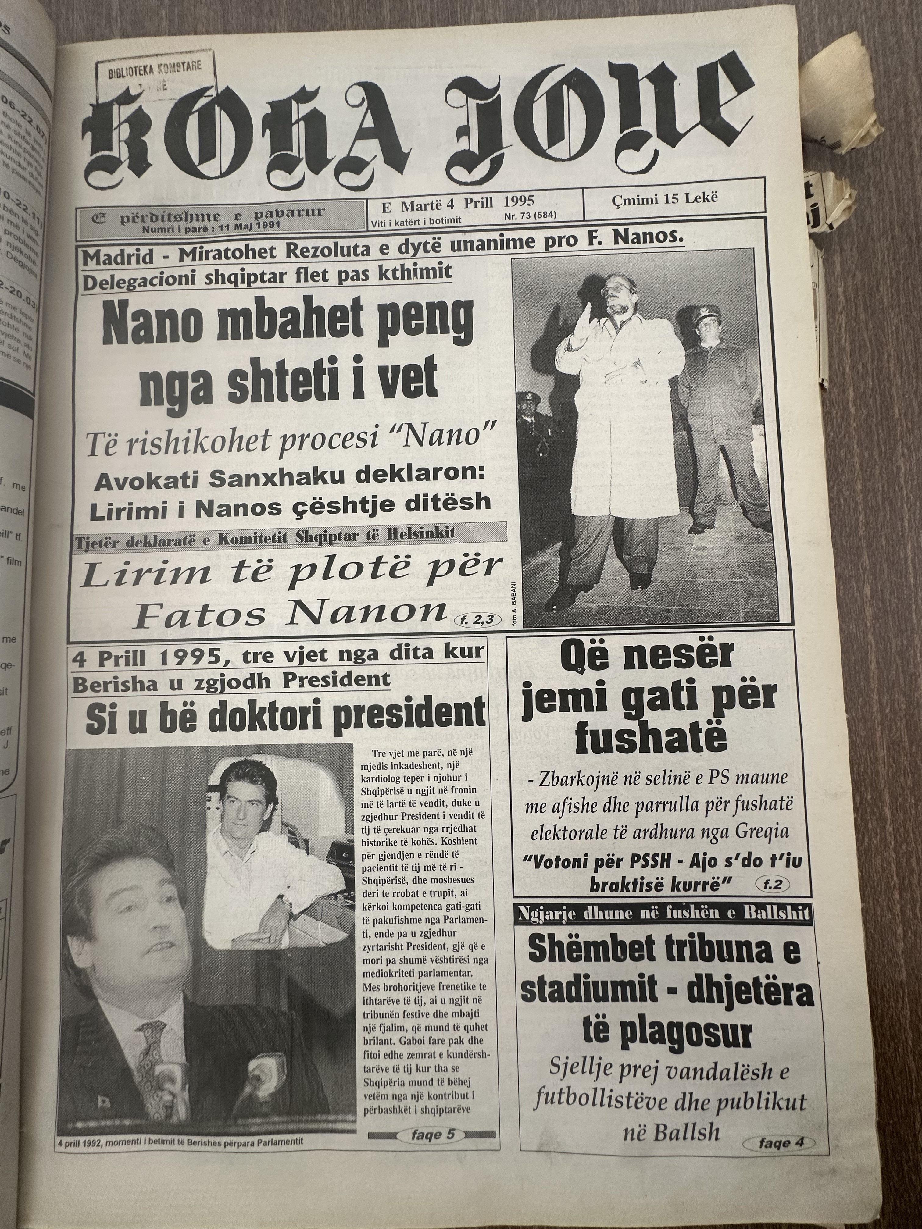 Koha Jonë 1995-04-04