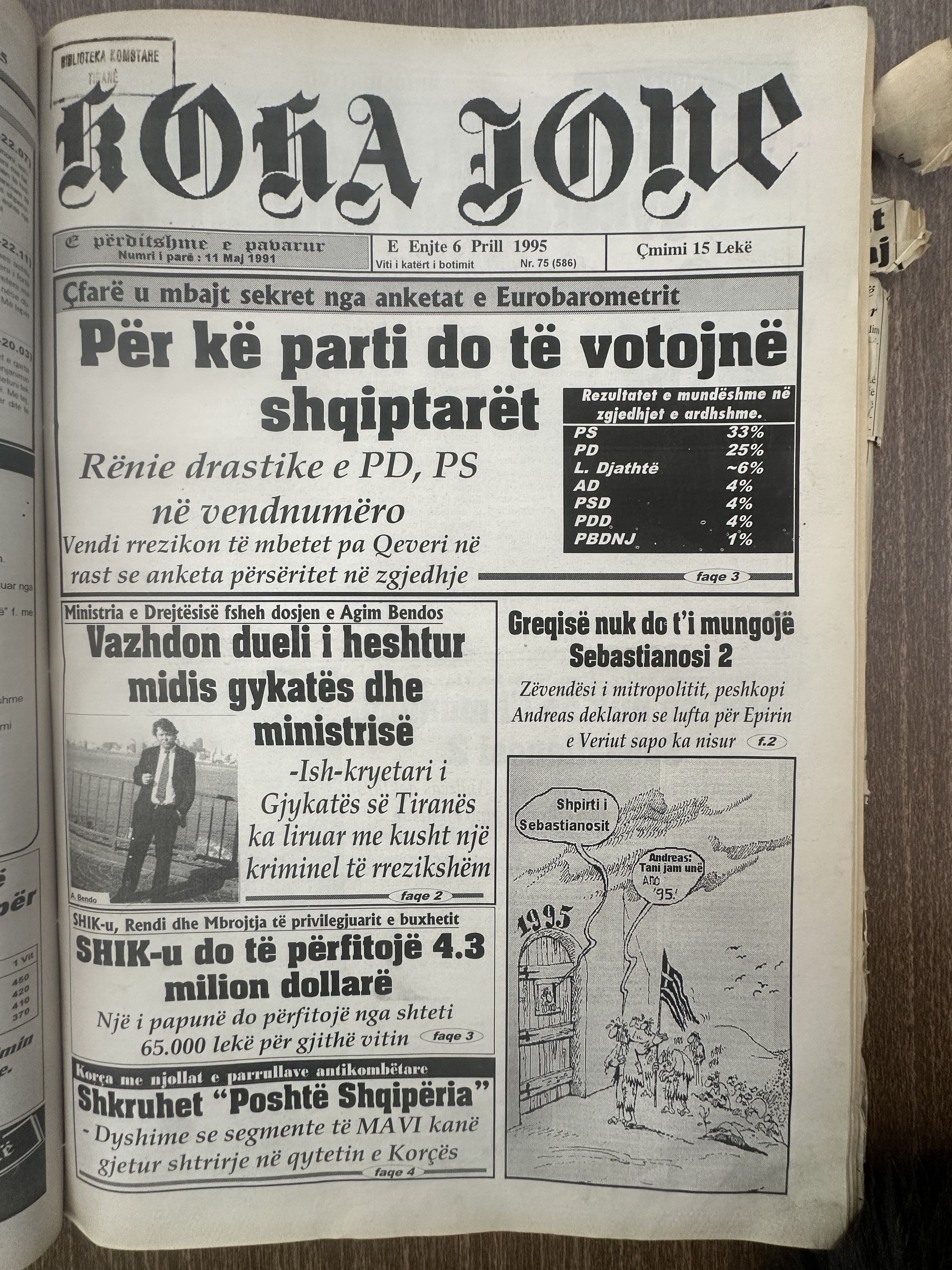 Koha Jonë 1995-04-06