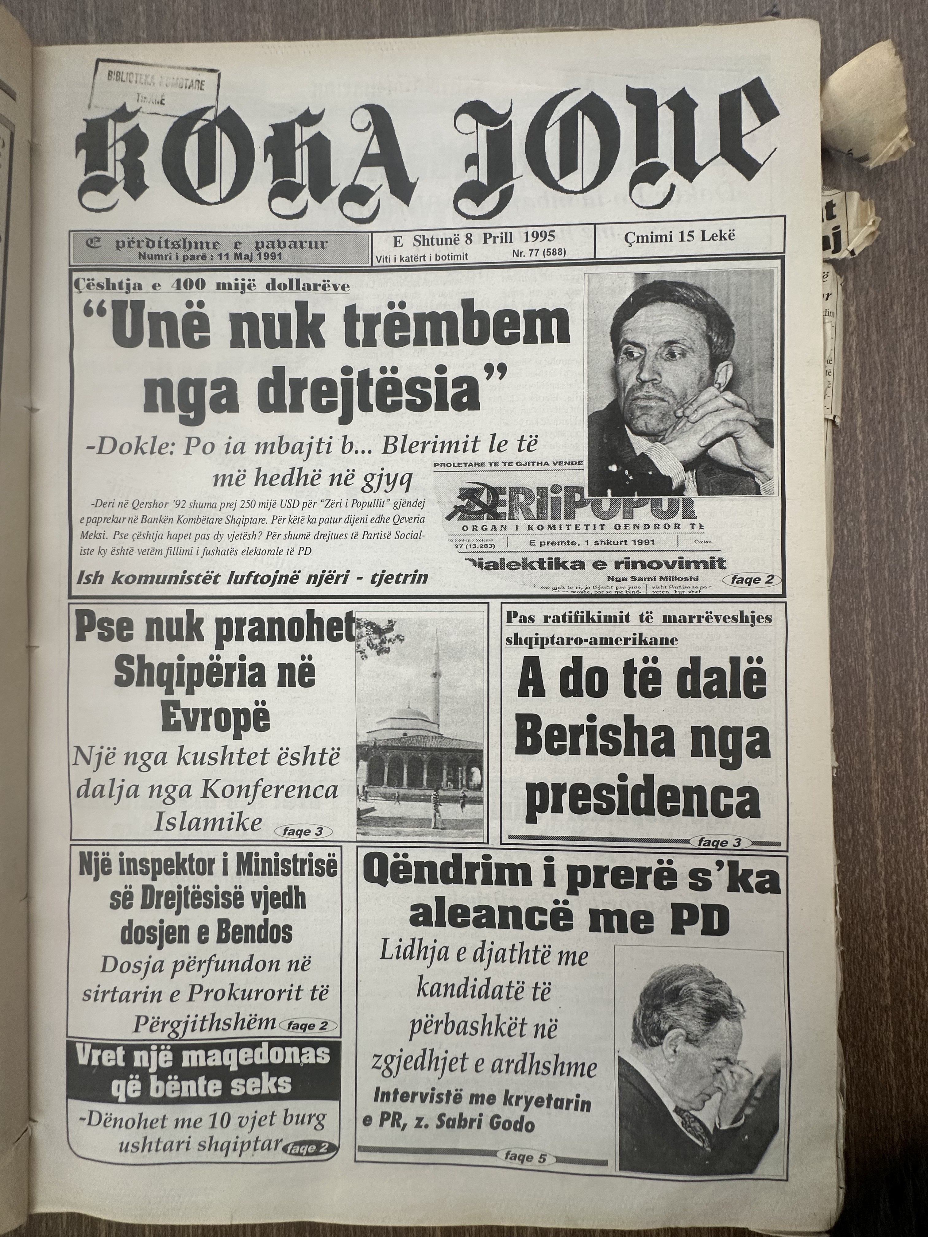 Koha Jonë 1995-04-08