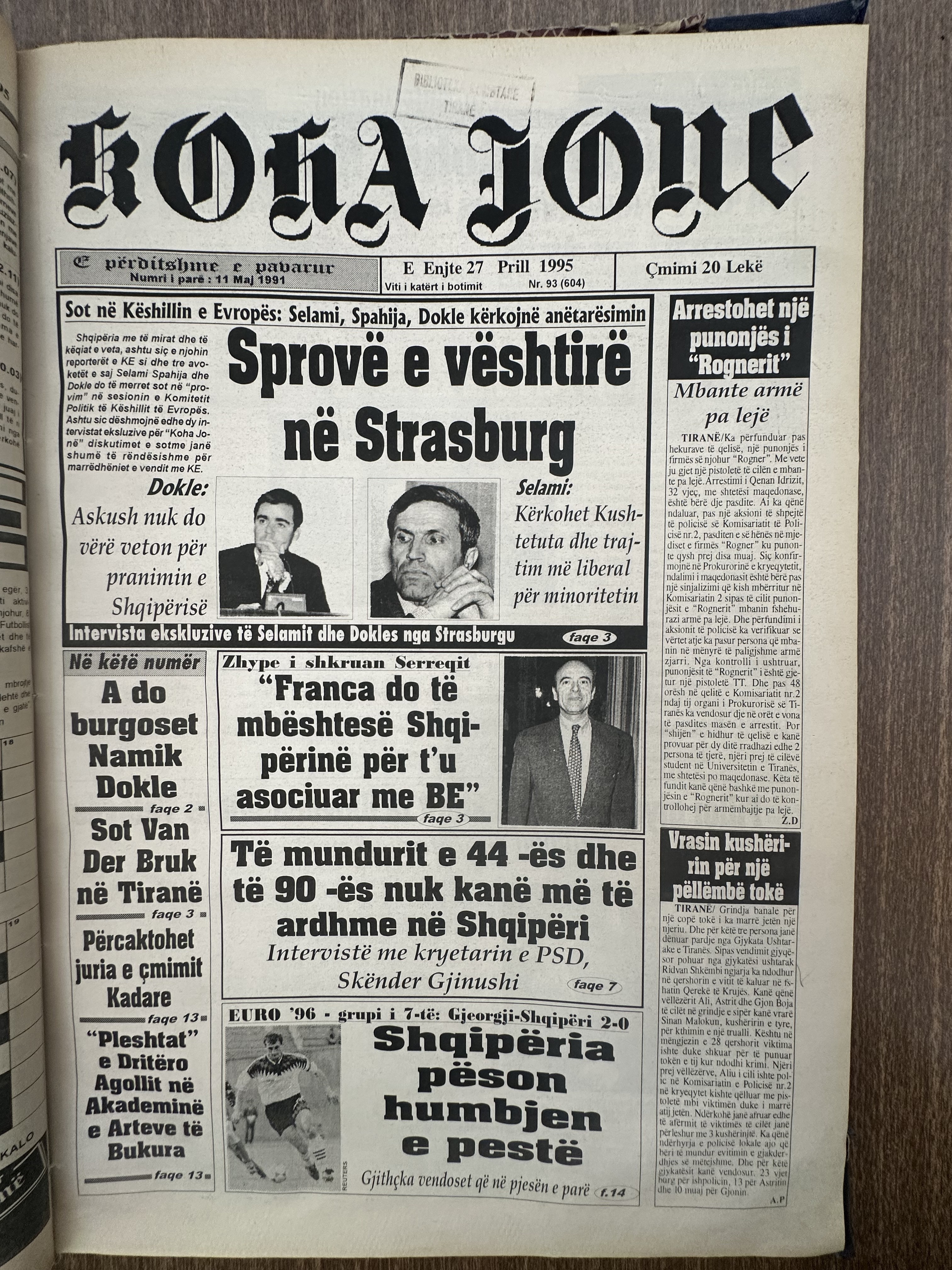 Koha Jonë 1995-04-27