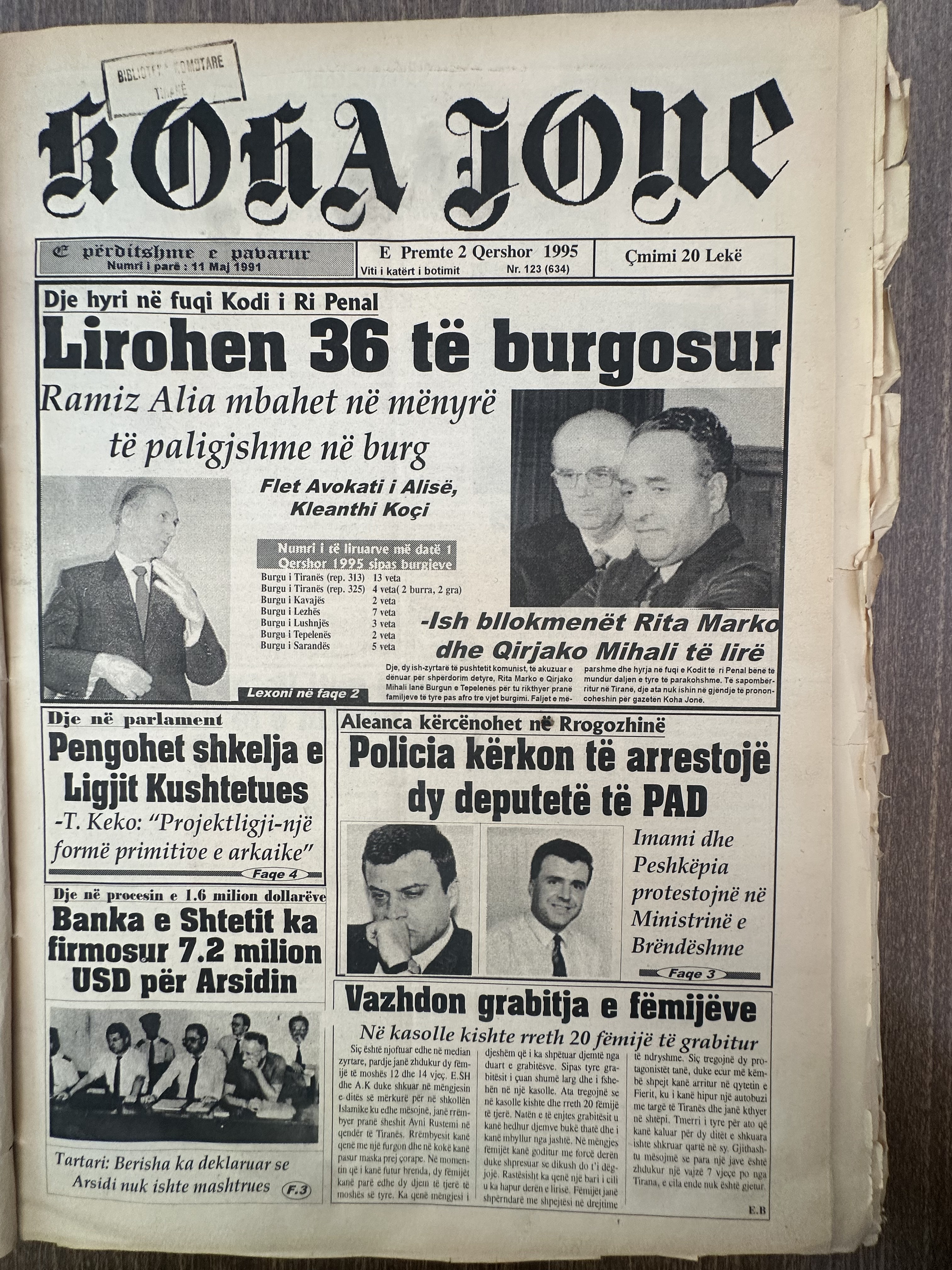Koha Jonë 1995-06-02
