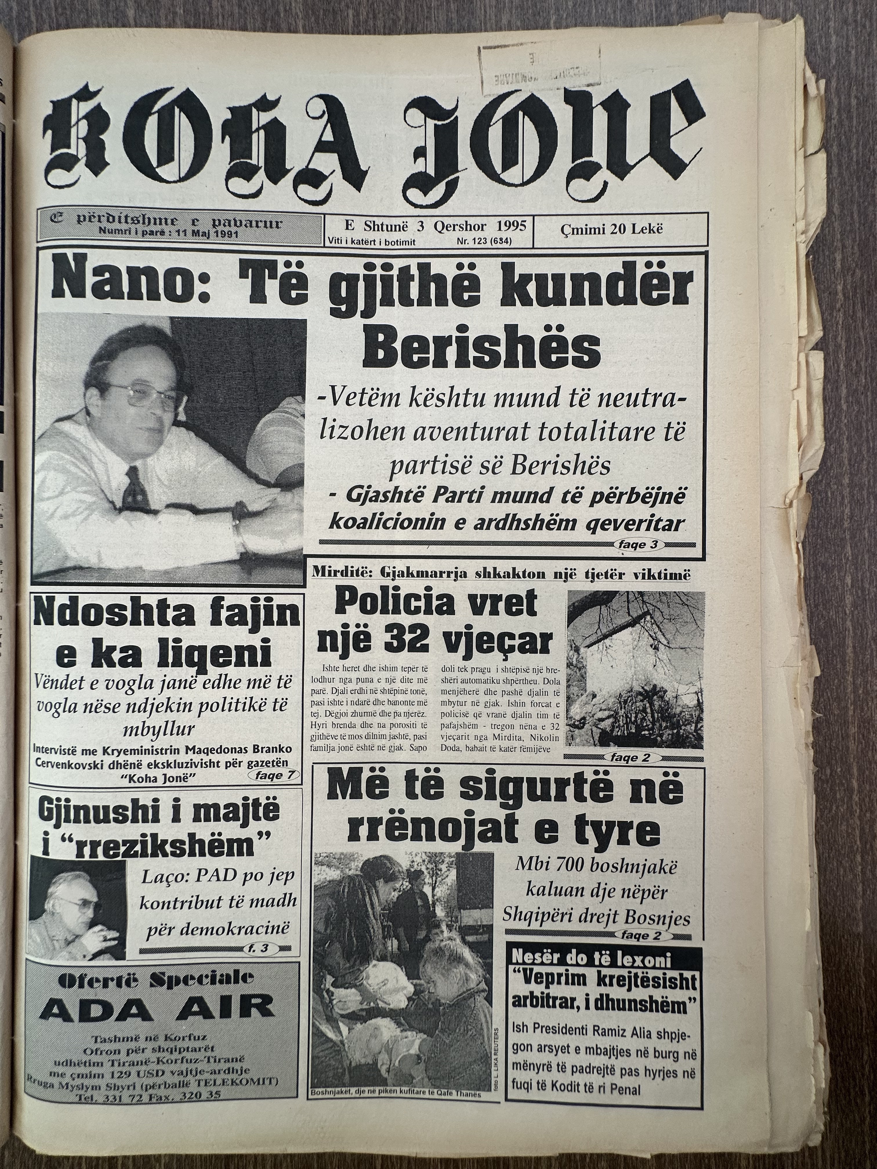 Koha Jonë 1995-06-03