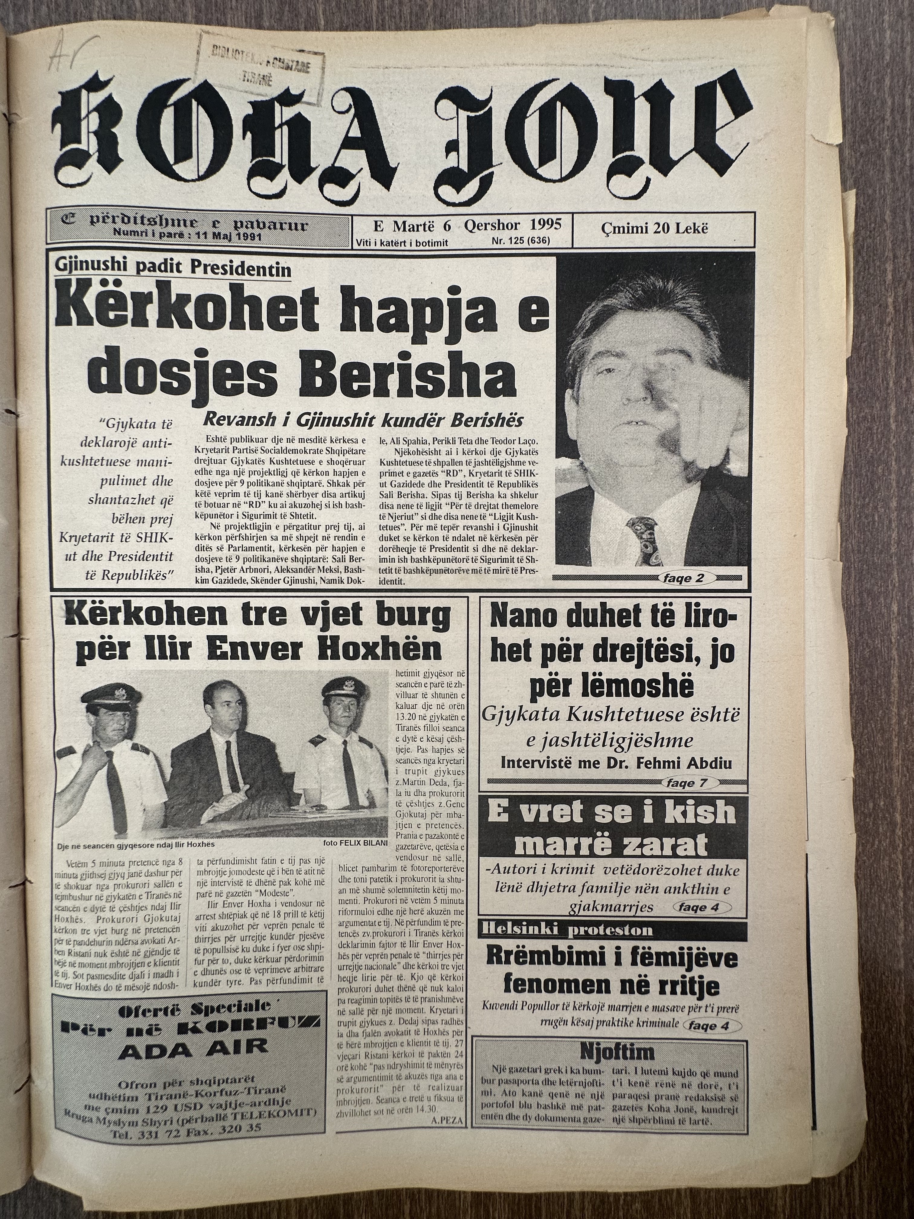 Koha Jonë 1995-06-06