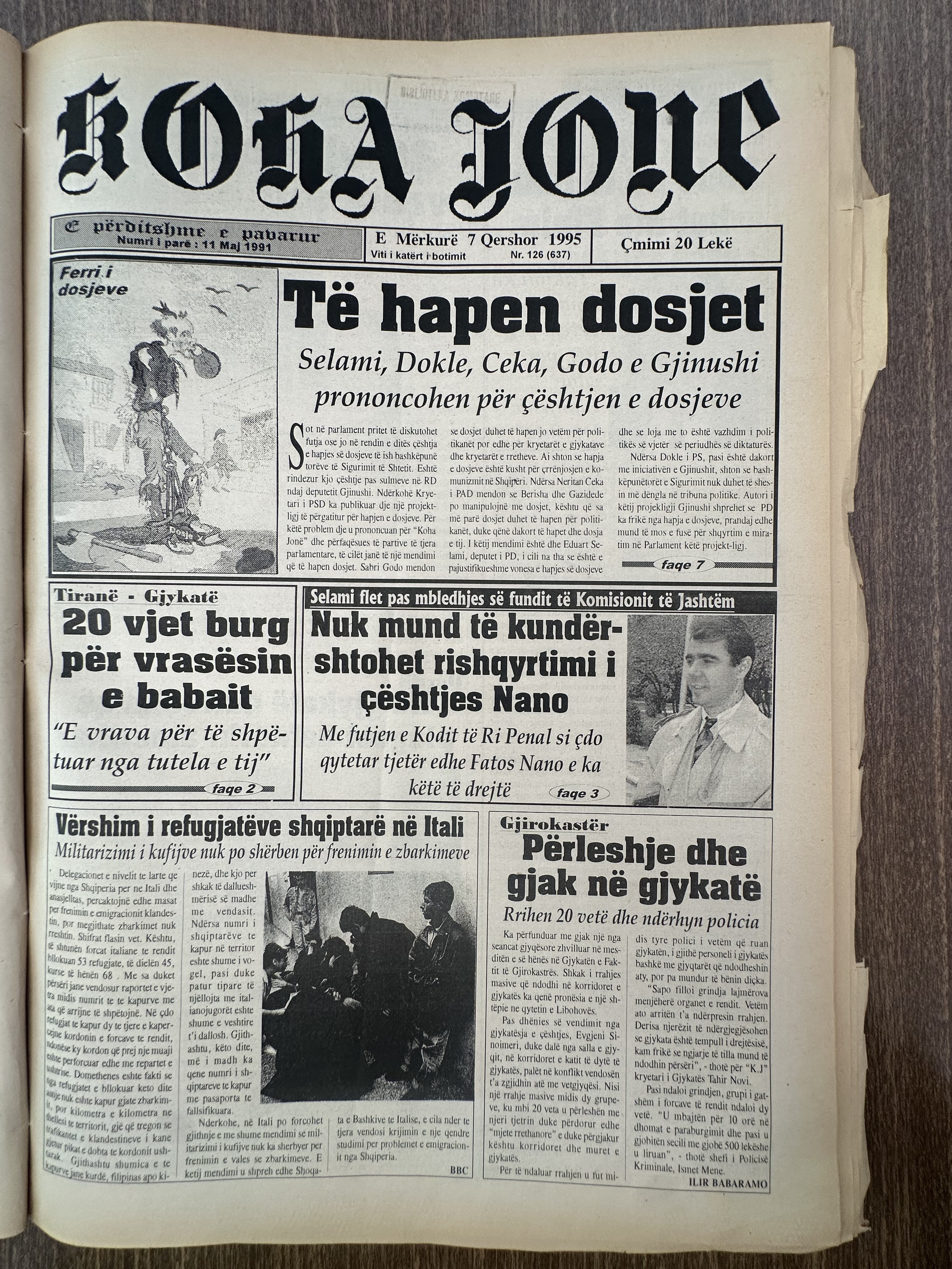 Koha Jonë 1995-06-07