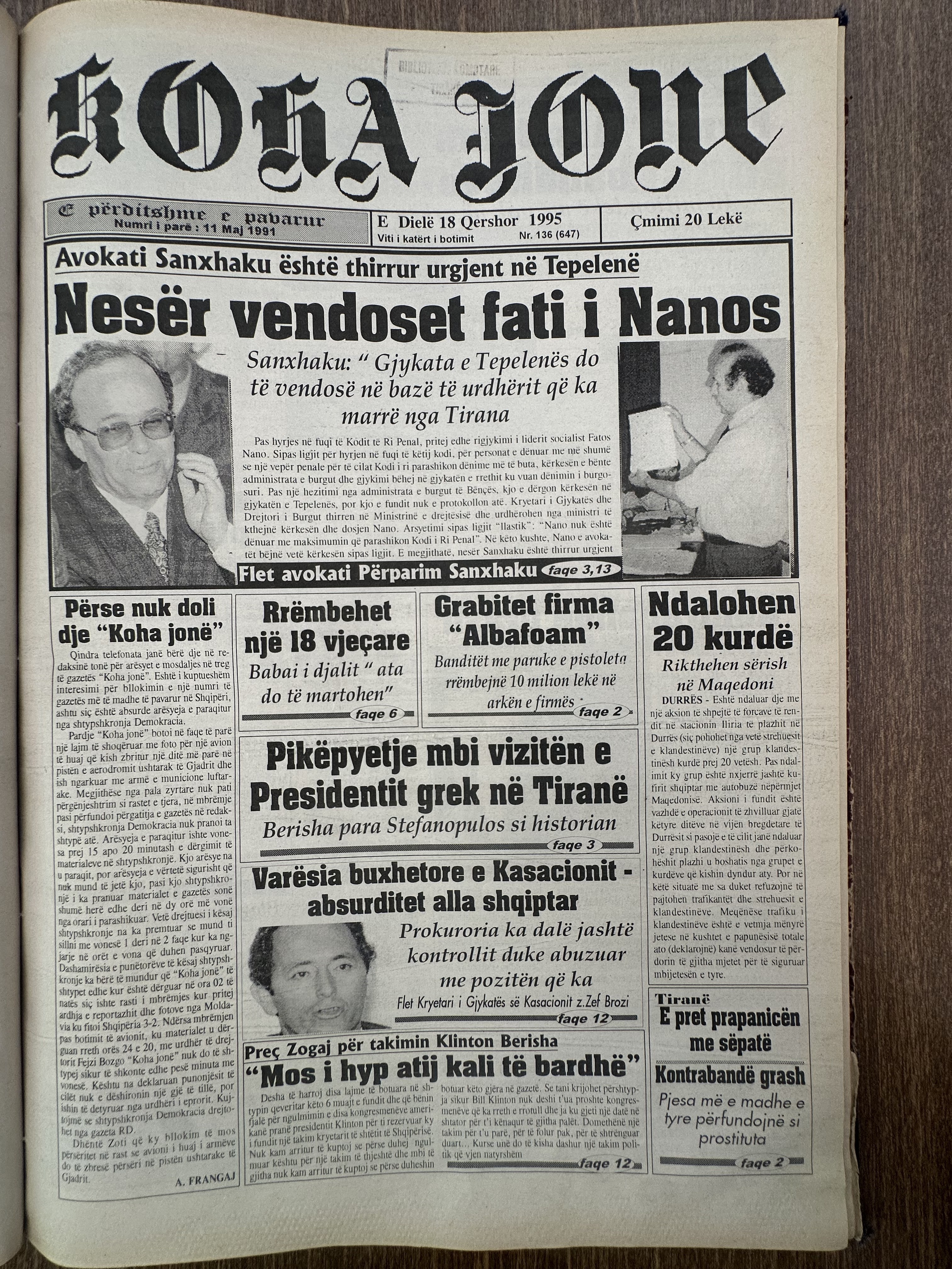 Koha Jonë 1995-06-18