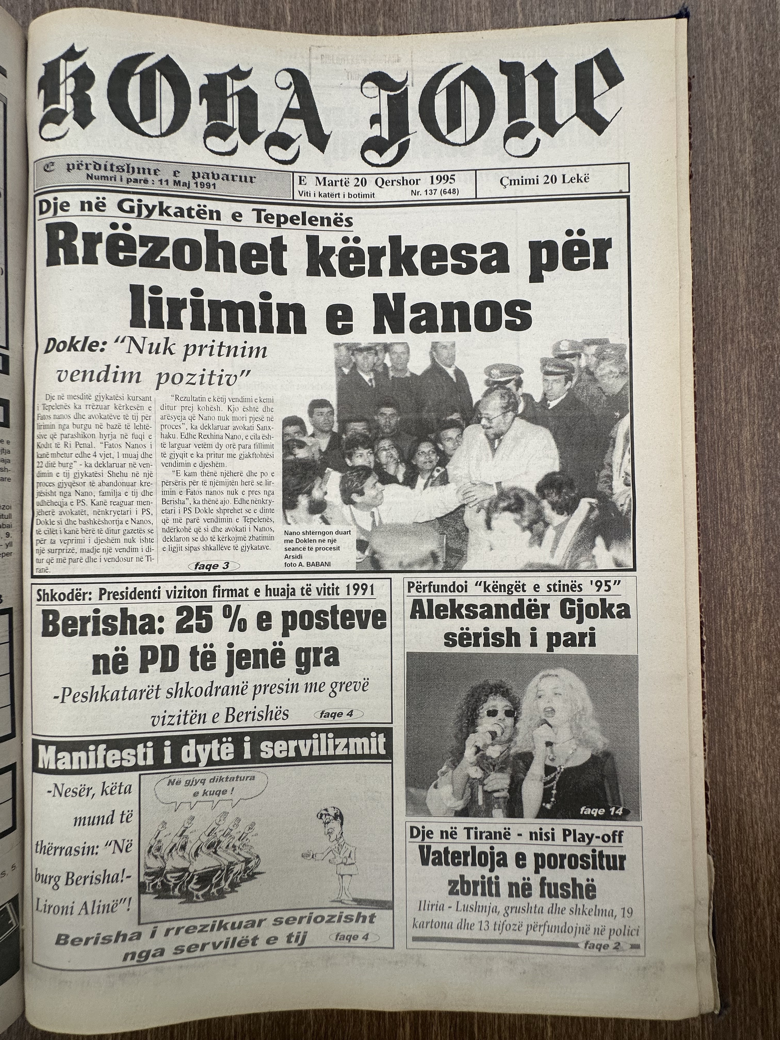 Koha Jonë 1995-06-20