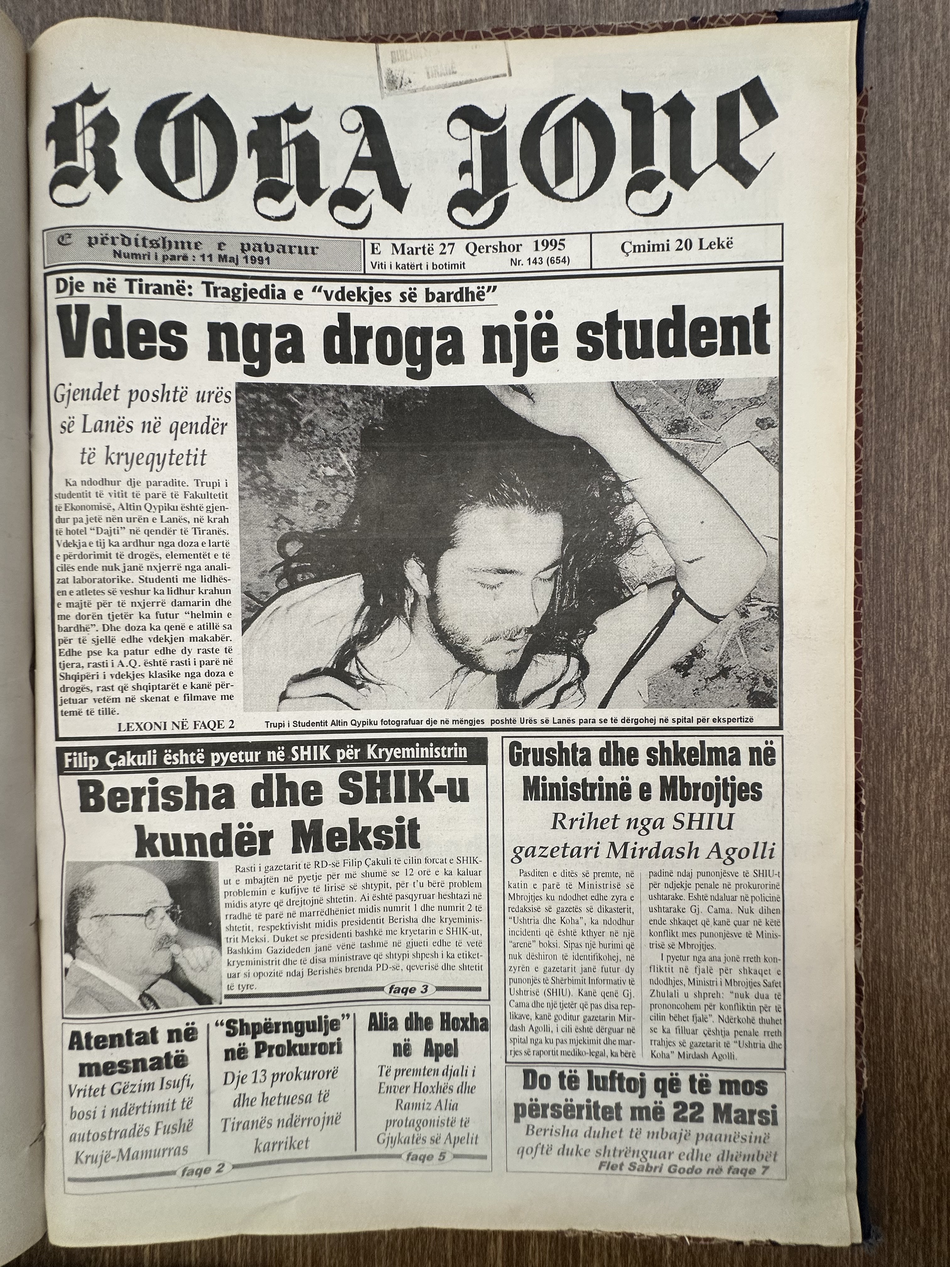 Koha Jonë 1995-06-27