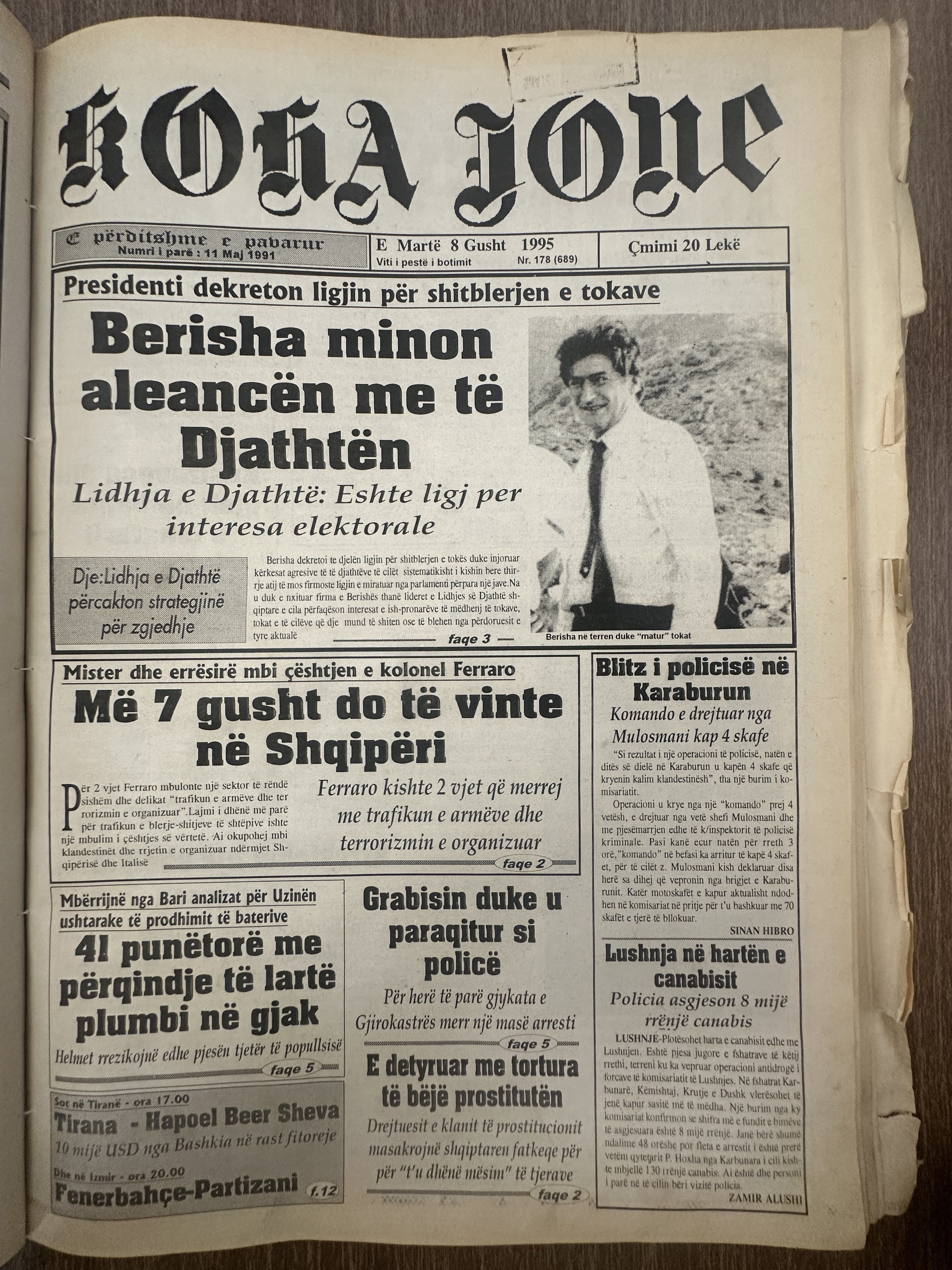Koha Jonë 1995-08-08