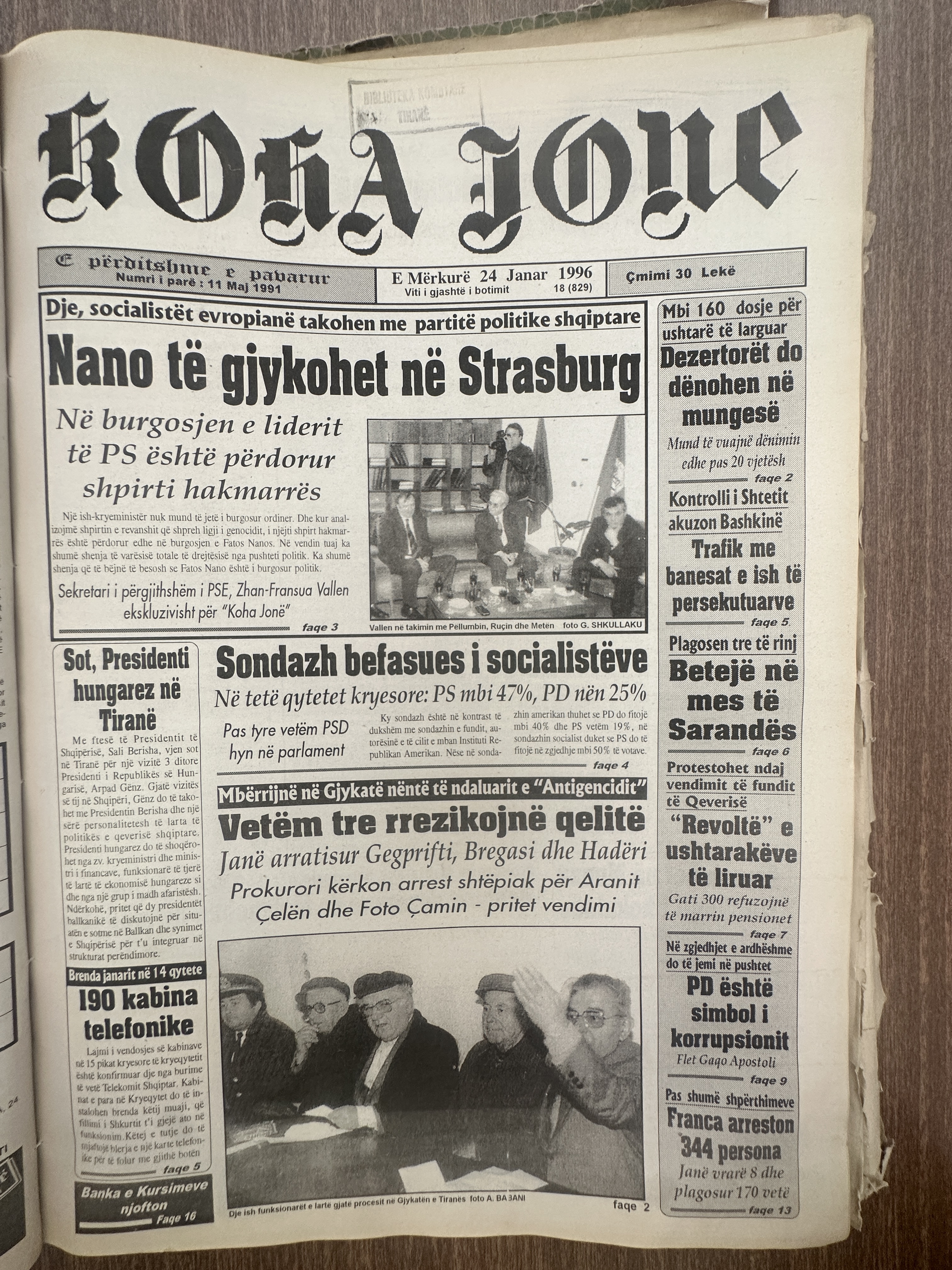 Koha Jonë 1996-01-24