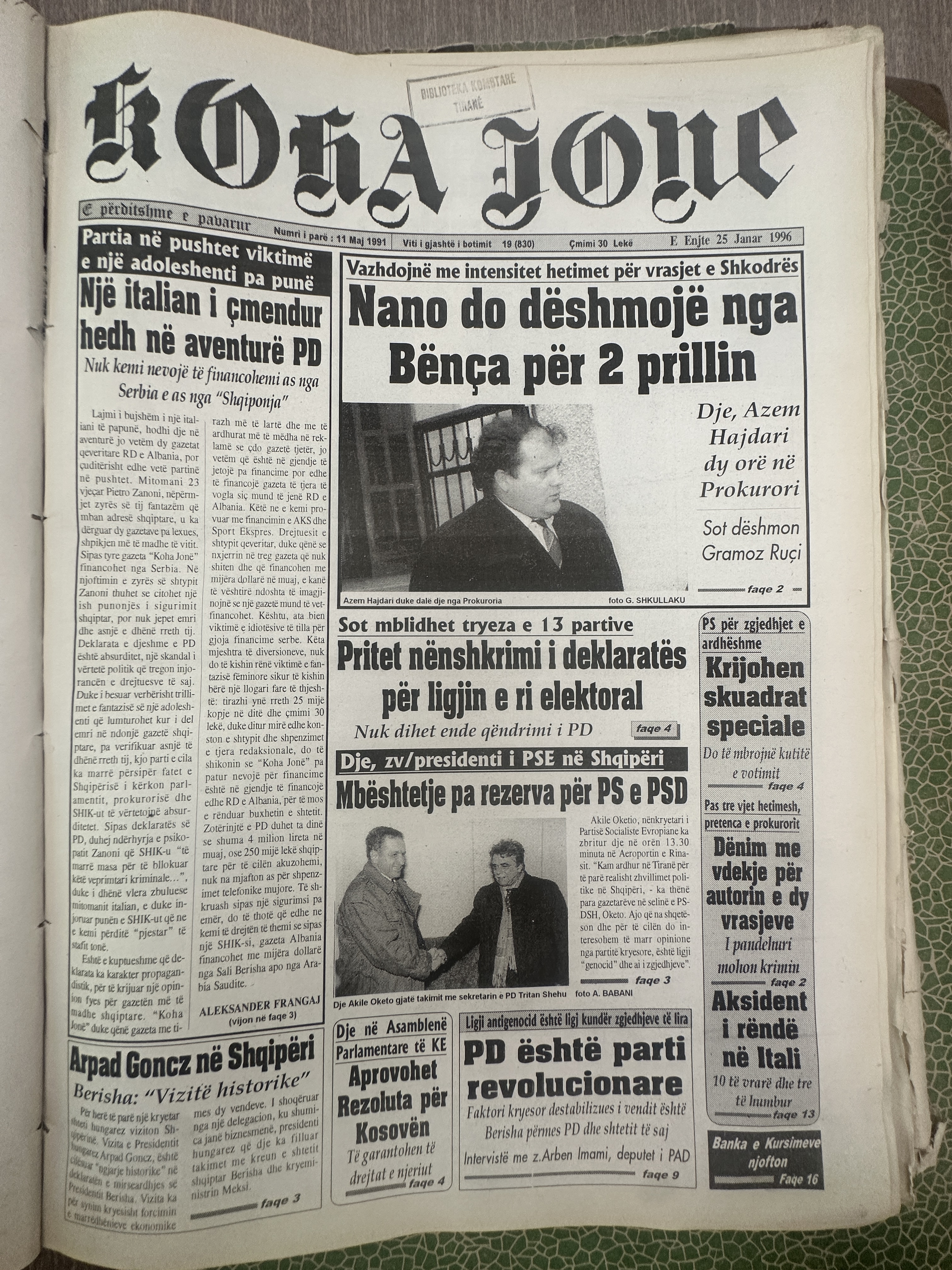 Koha Jonë 1996-01-25
