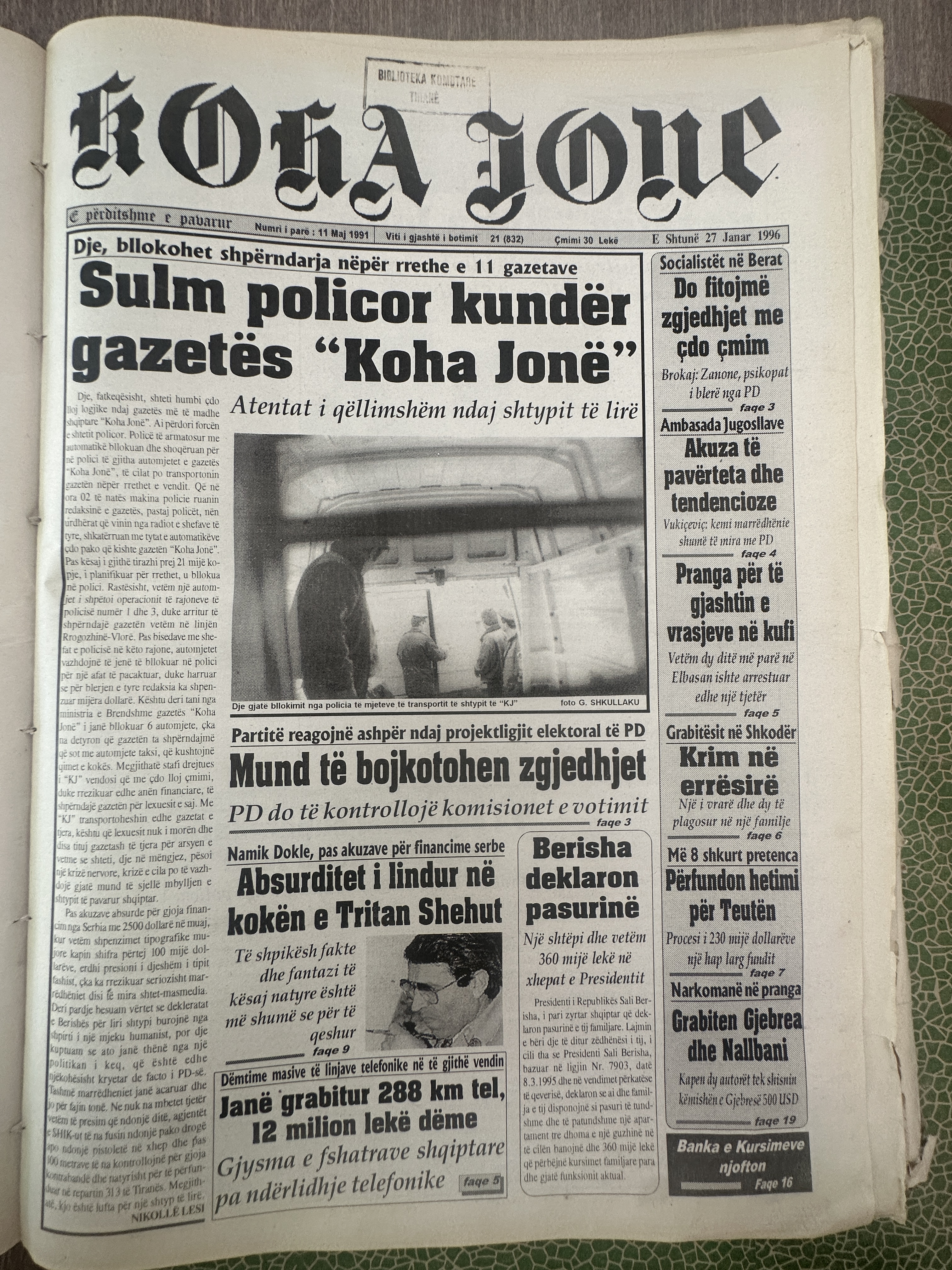 Koha Jonë 1996-01-27