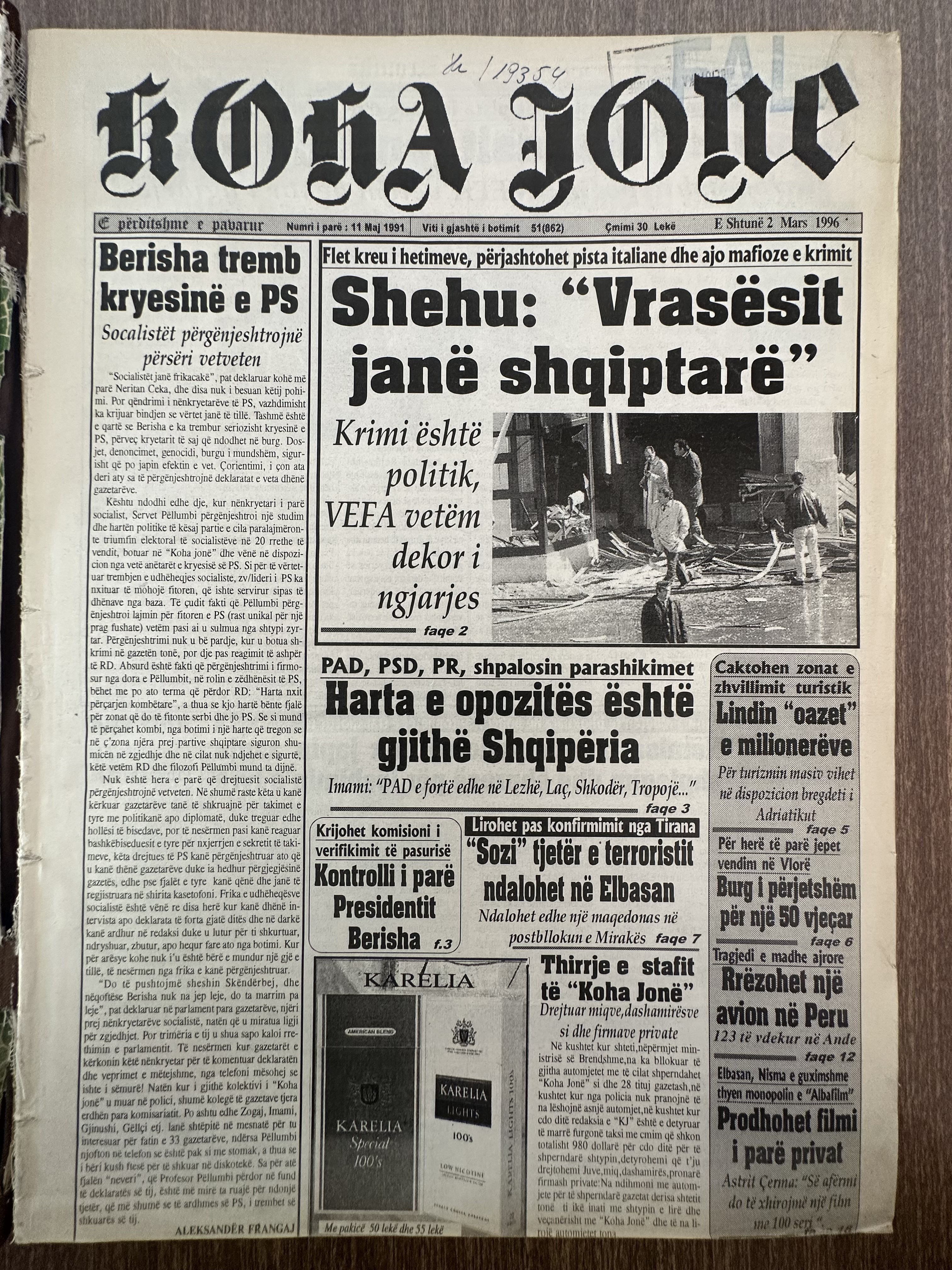 Koha Jonë 1996-03-02