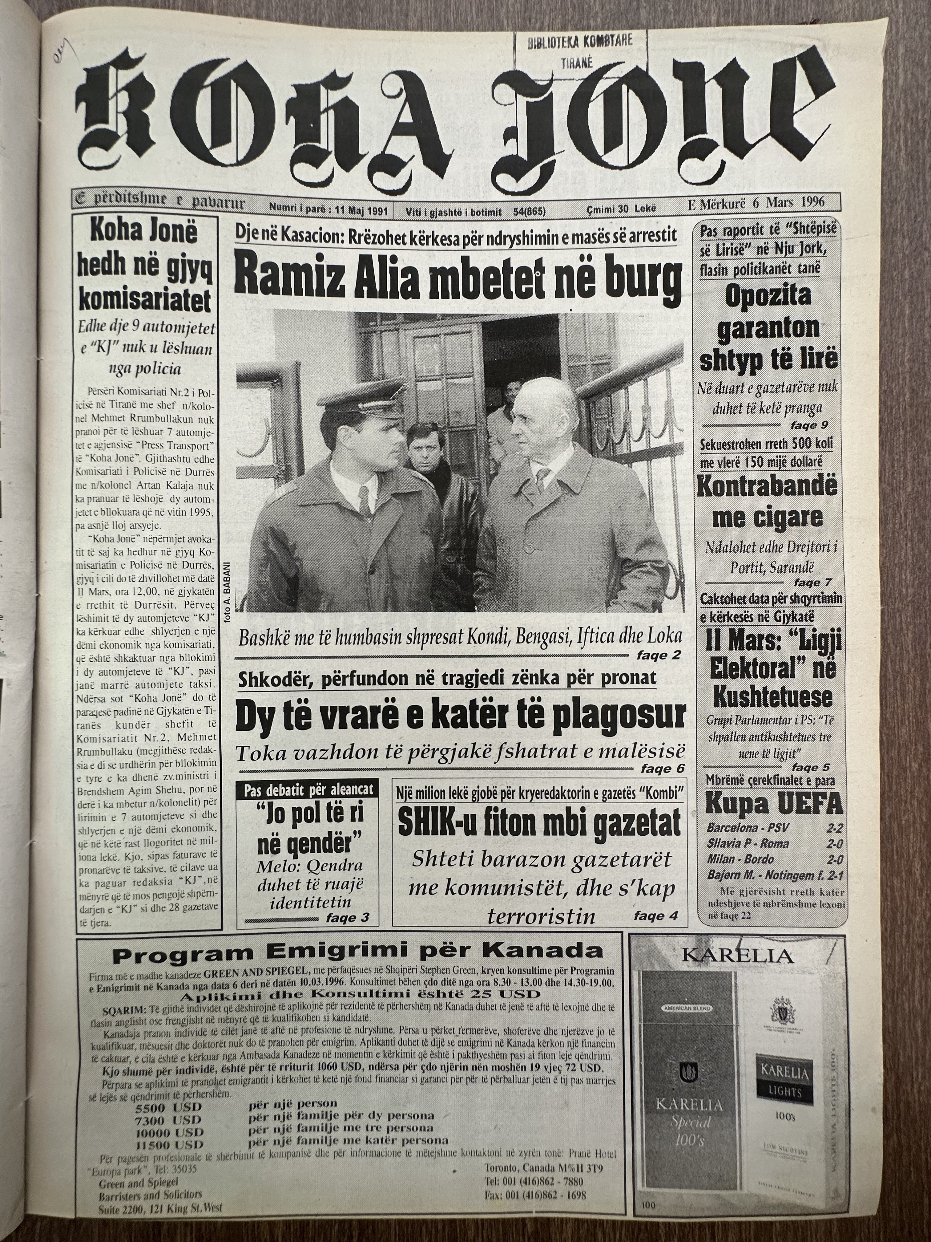 Koha Jonë 1996-03-06