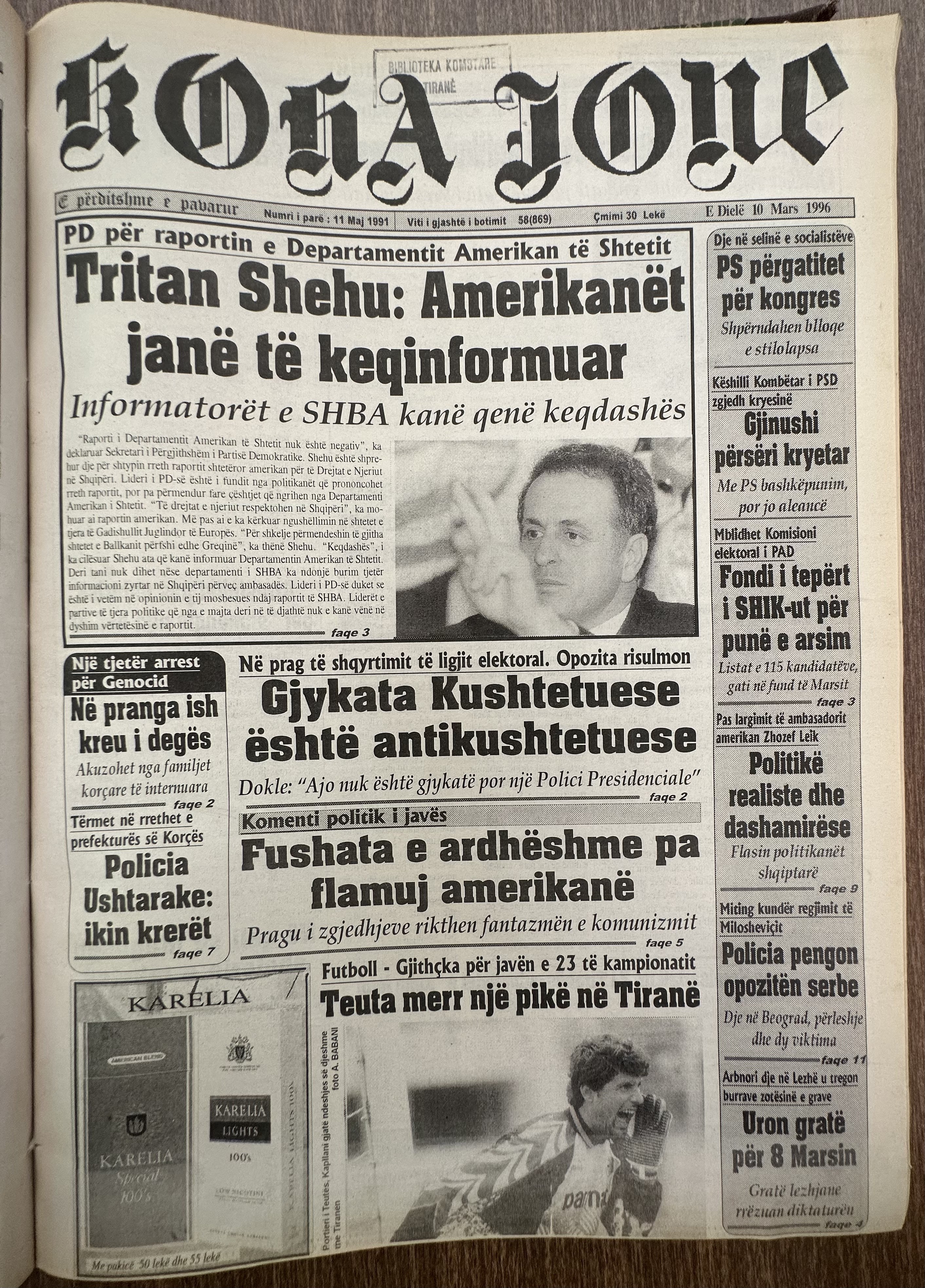 Koha Jonë 1996-03-10