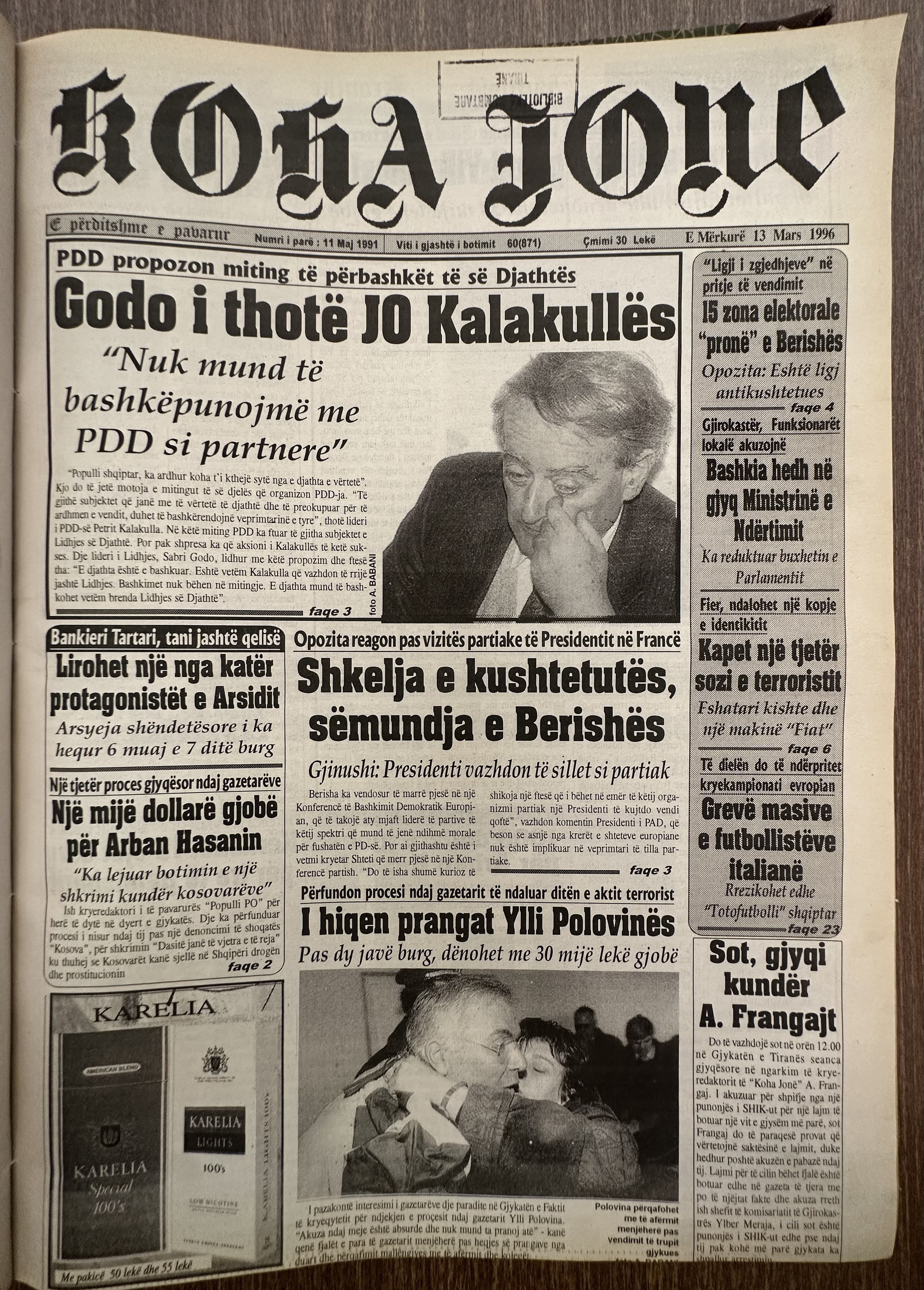 Koha Jonë 1996-03-13