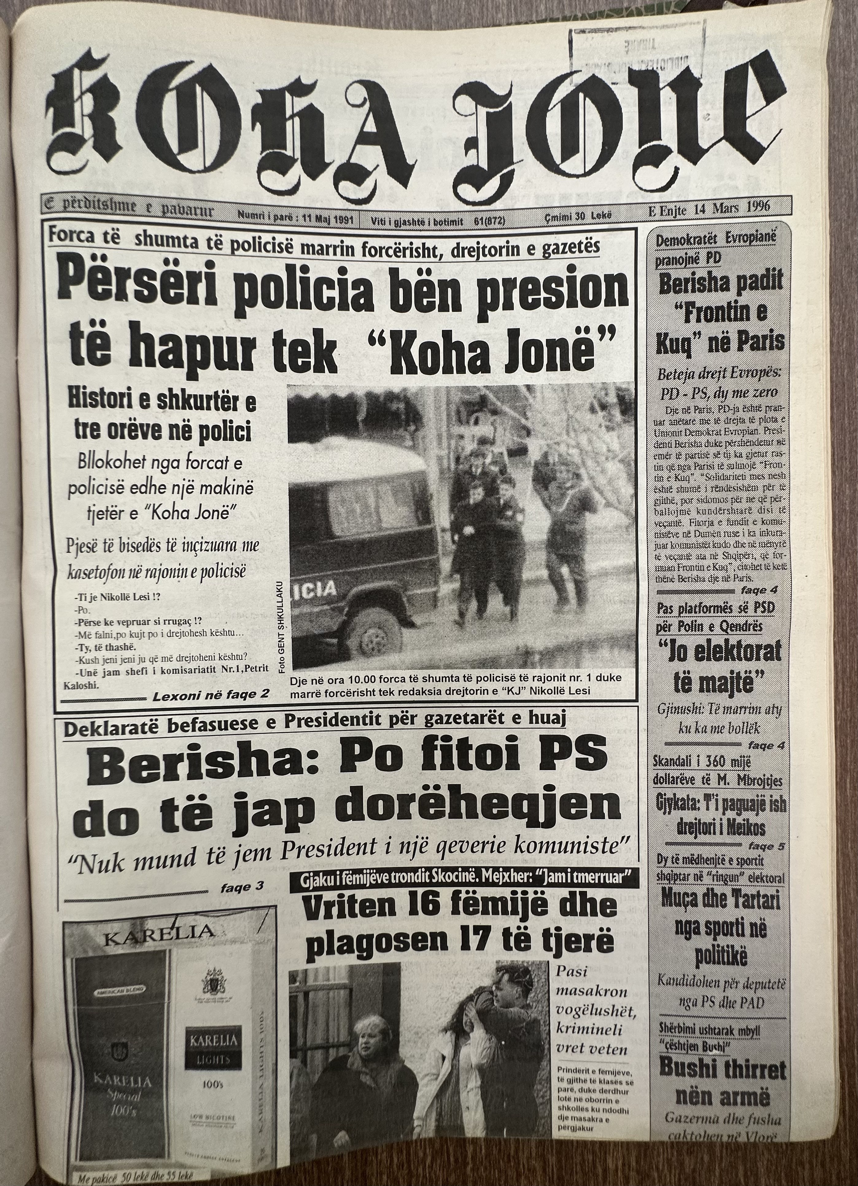 Koha Jonë 1996-03-14