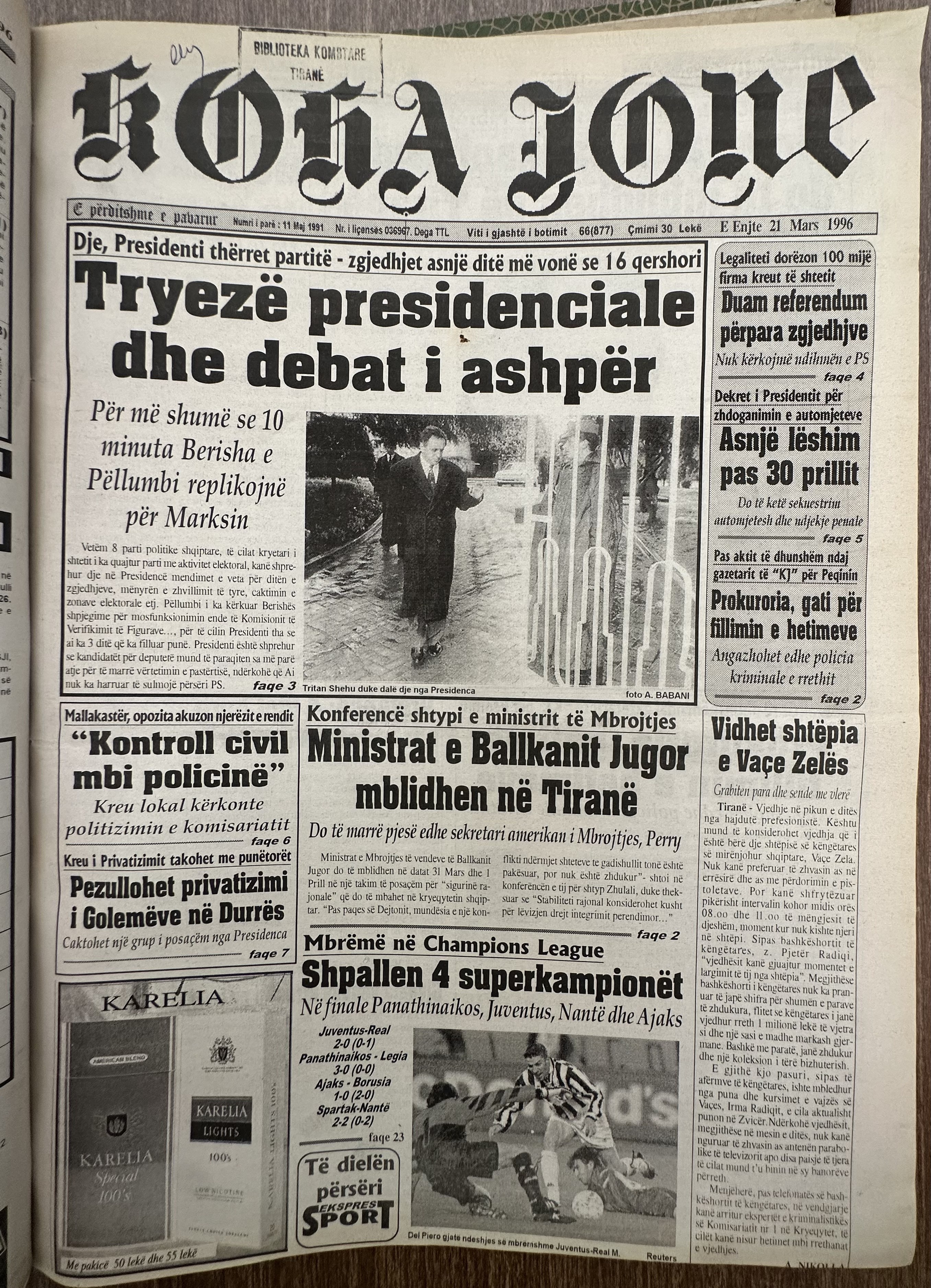 Koha Jonë 1996-03-21