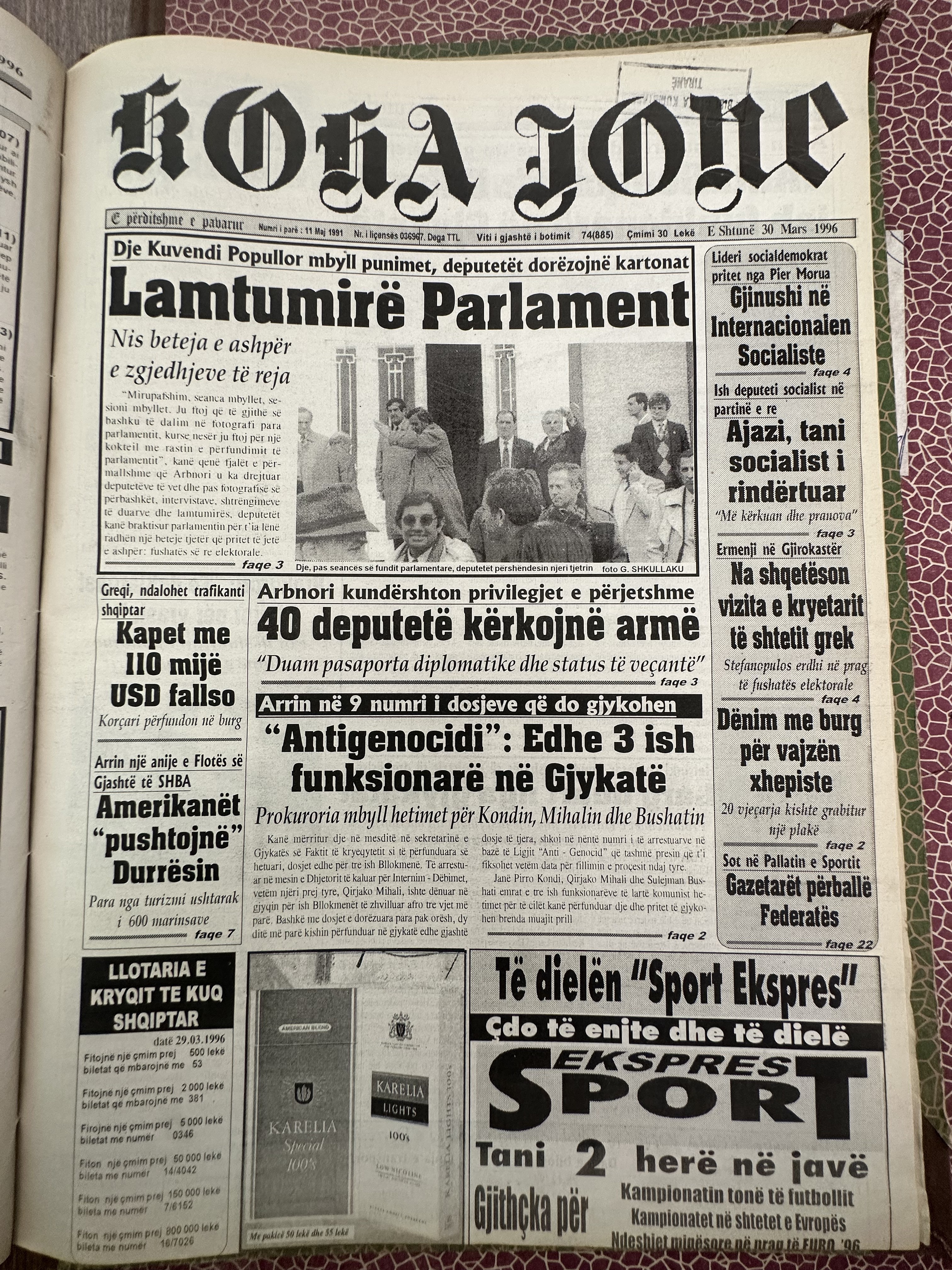 Koha Jonë 1996-03-30