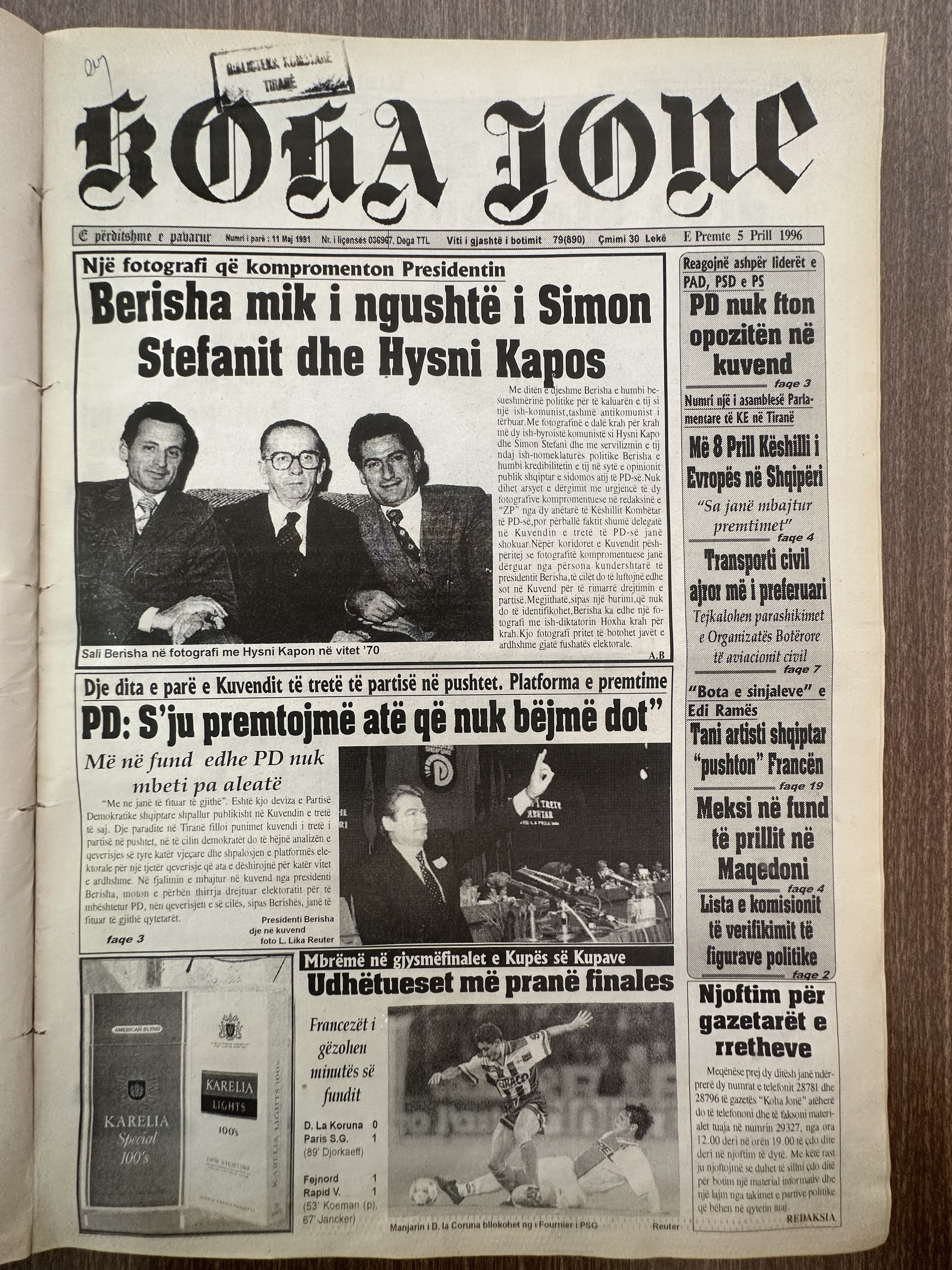 Koha Jonë 1996-04-05