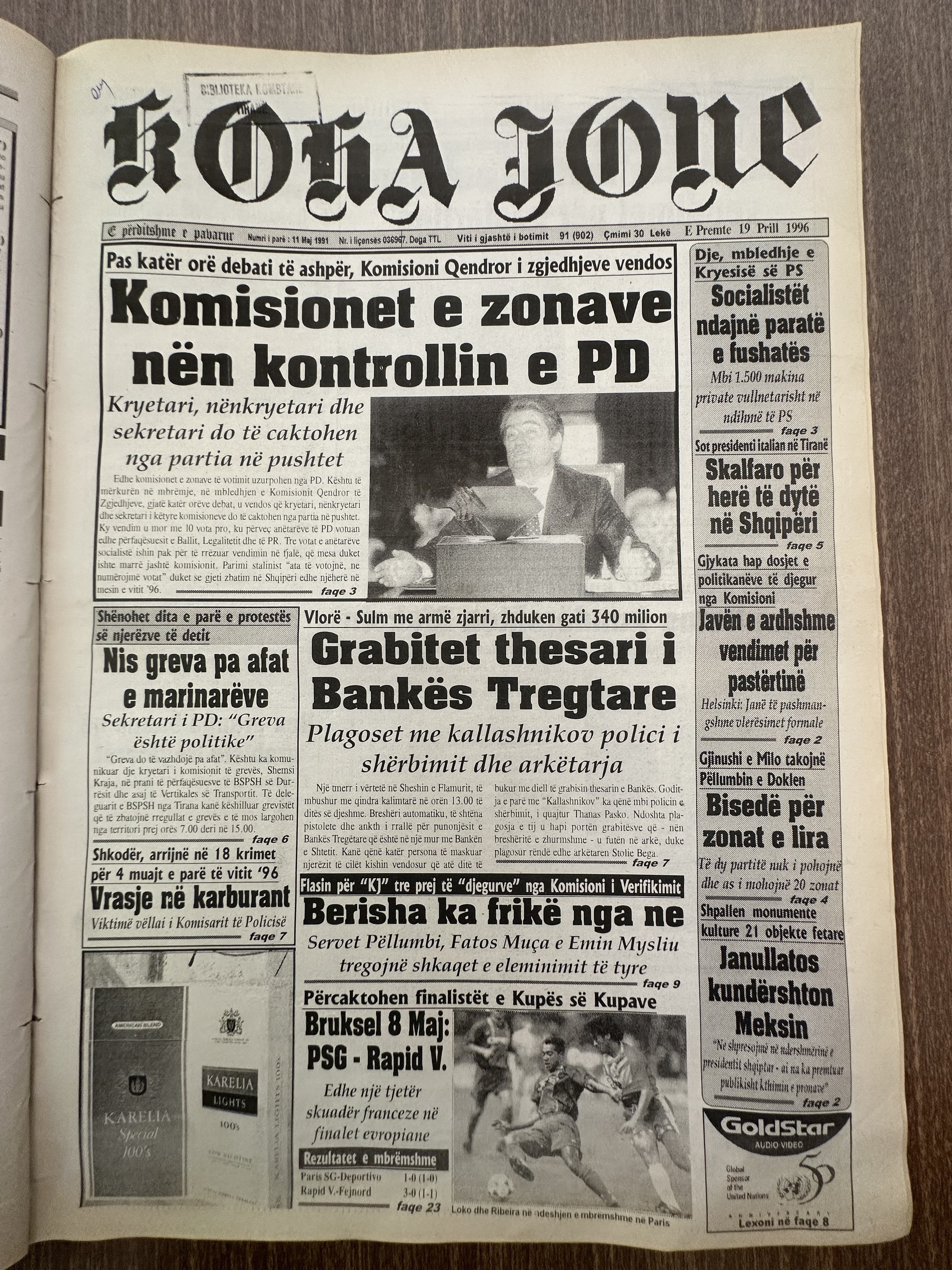Koha Jonë 1996-04-19