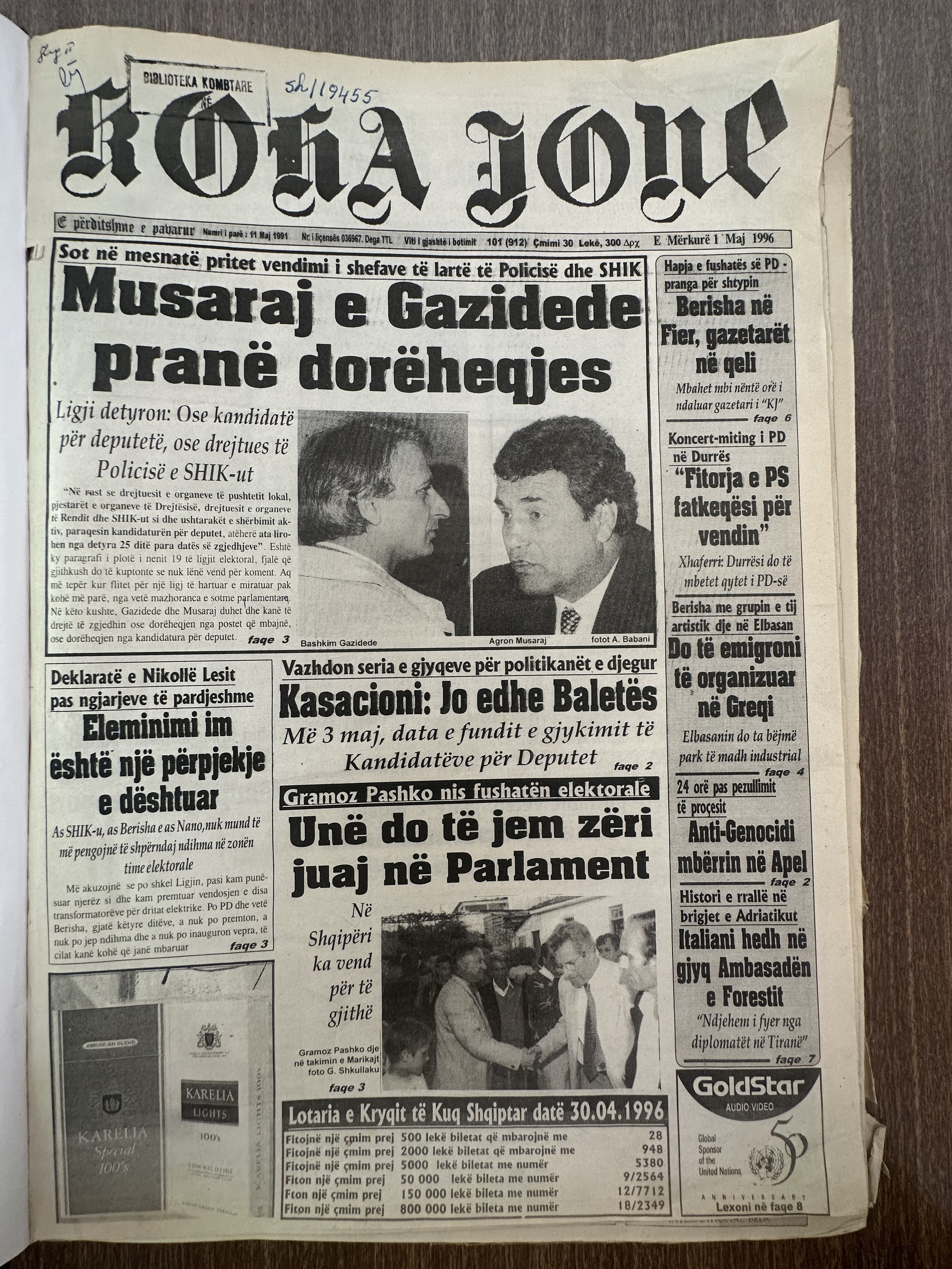 Koha Jonë 1996-05-01
