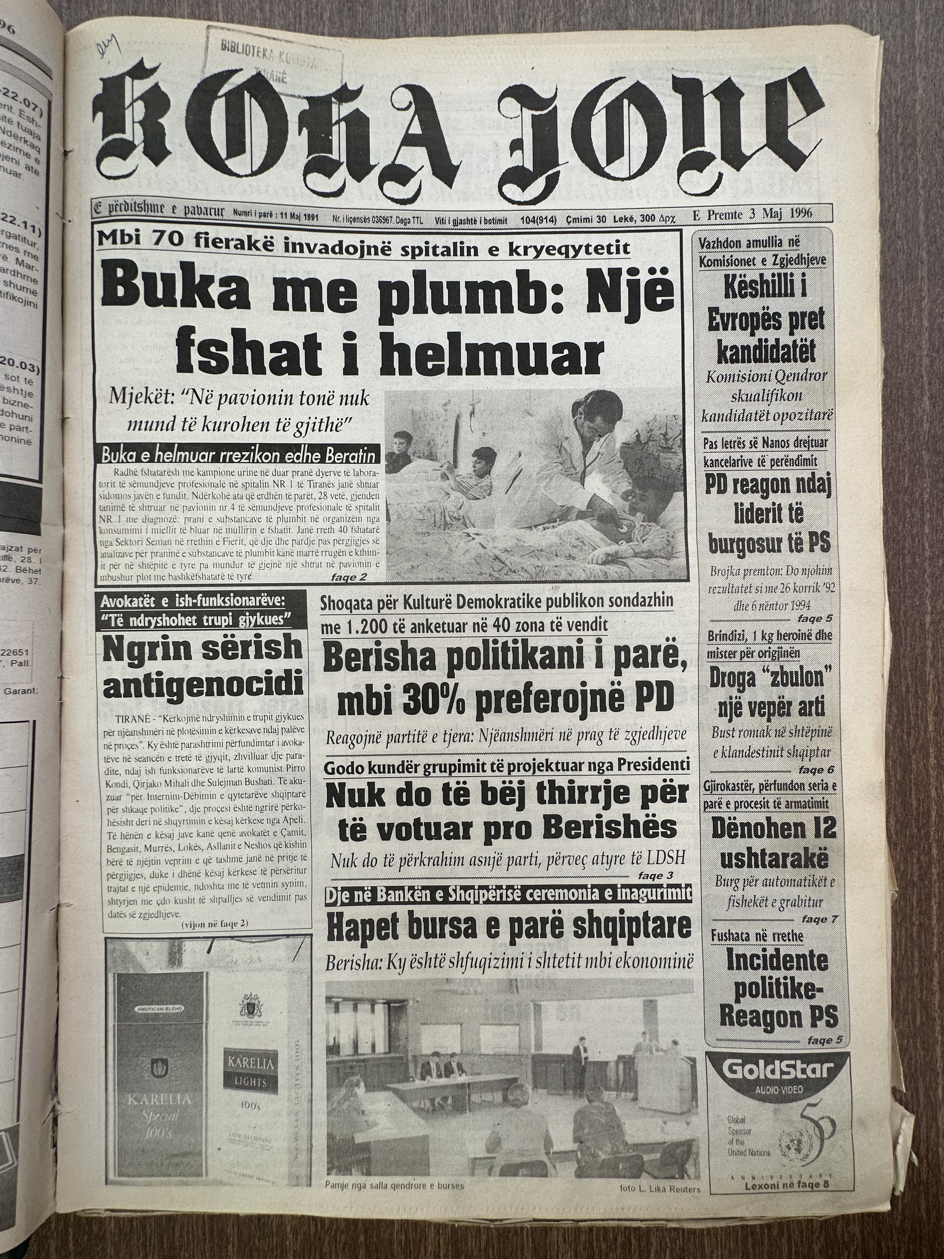 Koha Jonë 1996-05-03