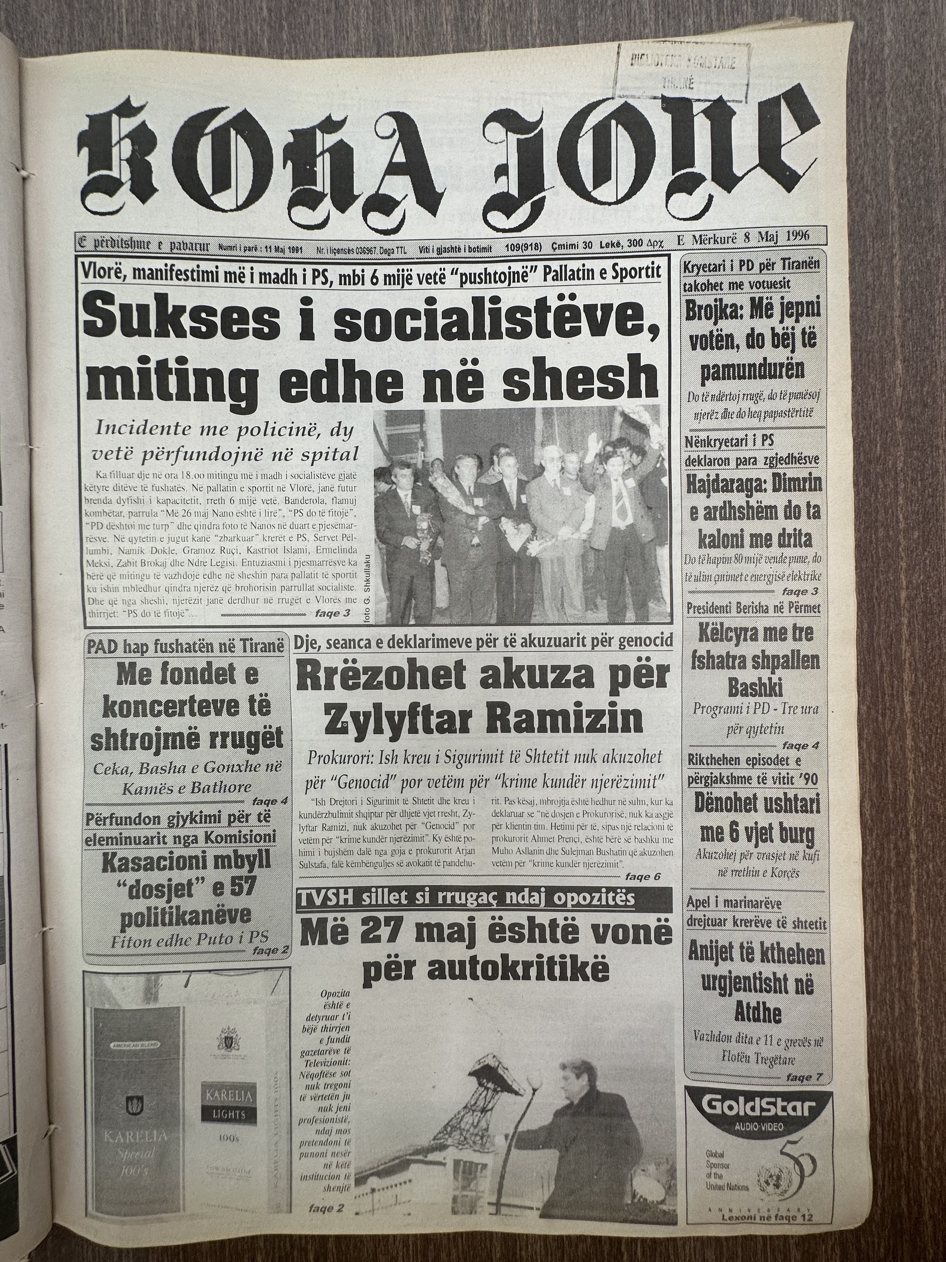 Koha Jonë 1996-05-08