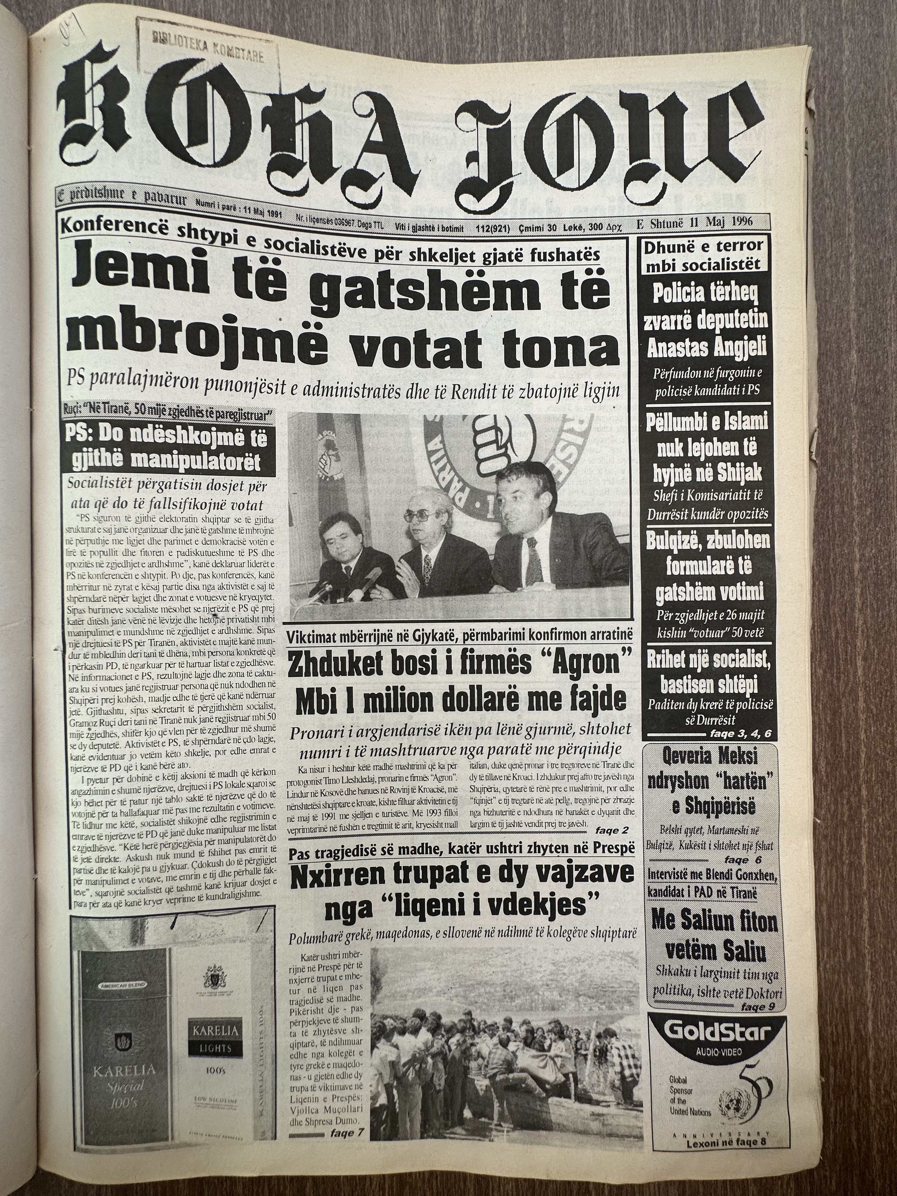 Koha Jonë 1996-05-11